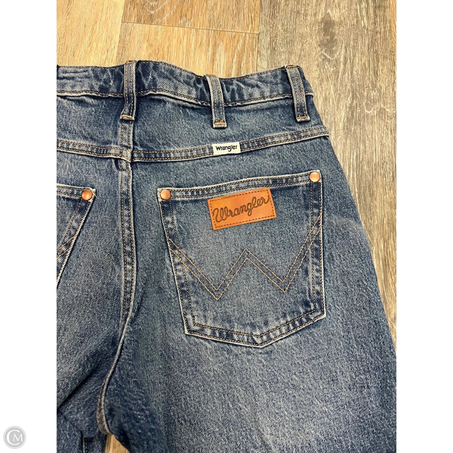 Shorts By Wrangler In Blue Denim, Size: 4/27