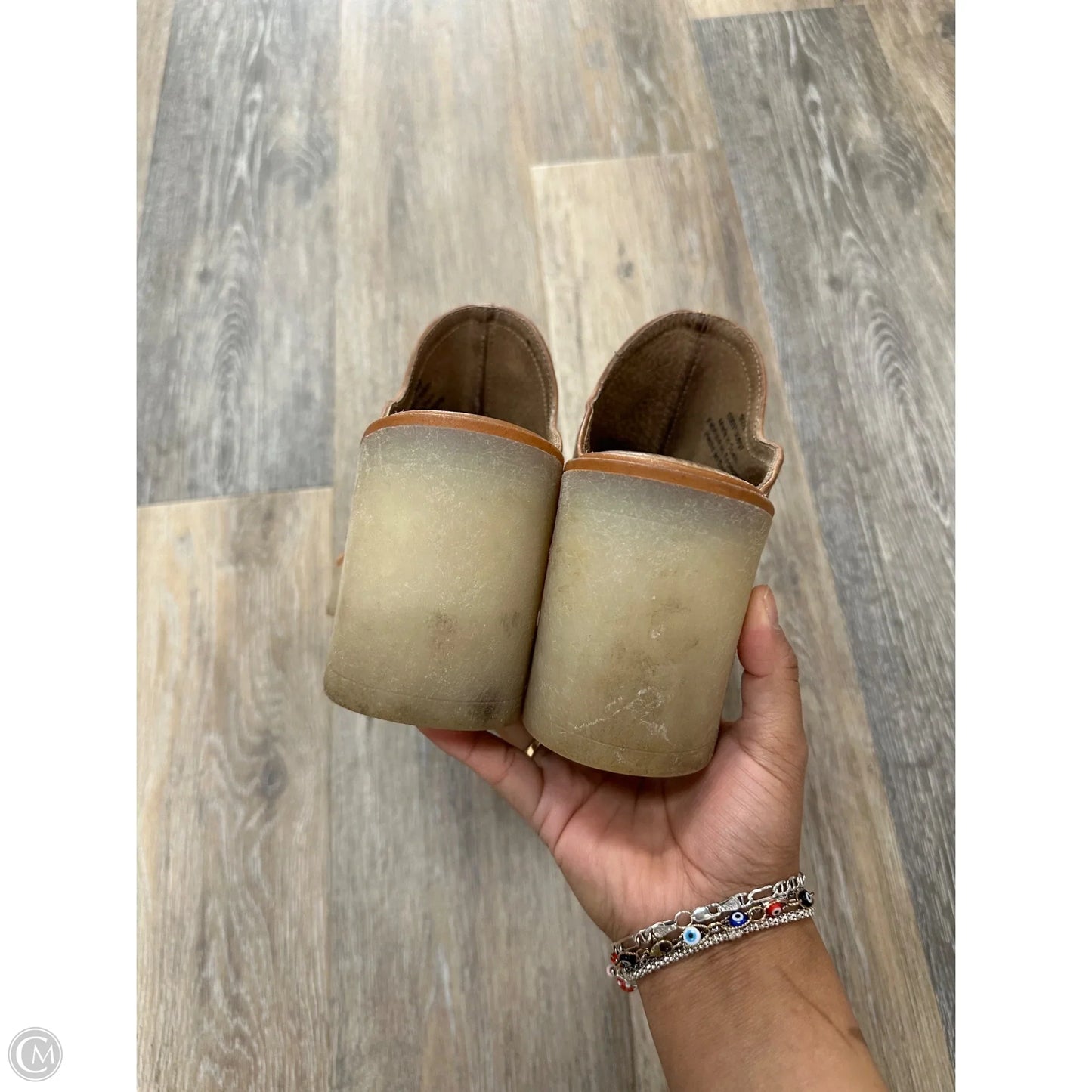 Shoes Heels Block By Free People In Tan, Size: 8.5