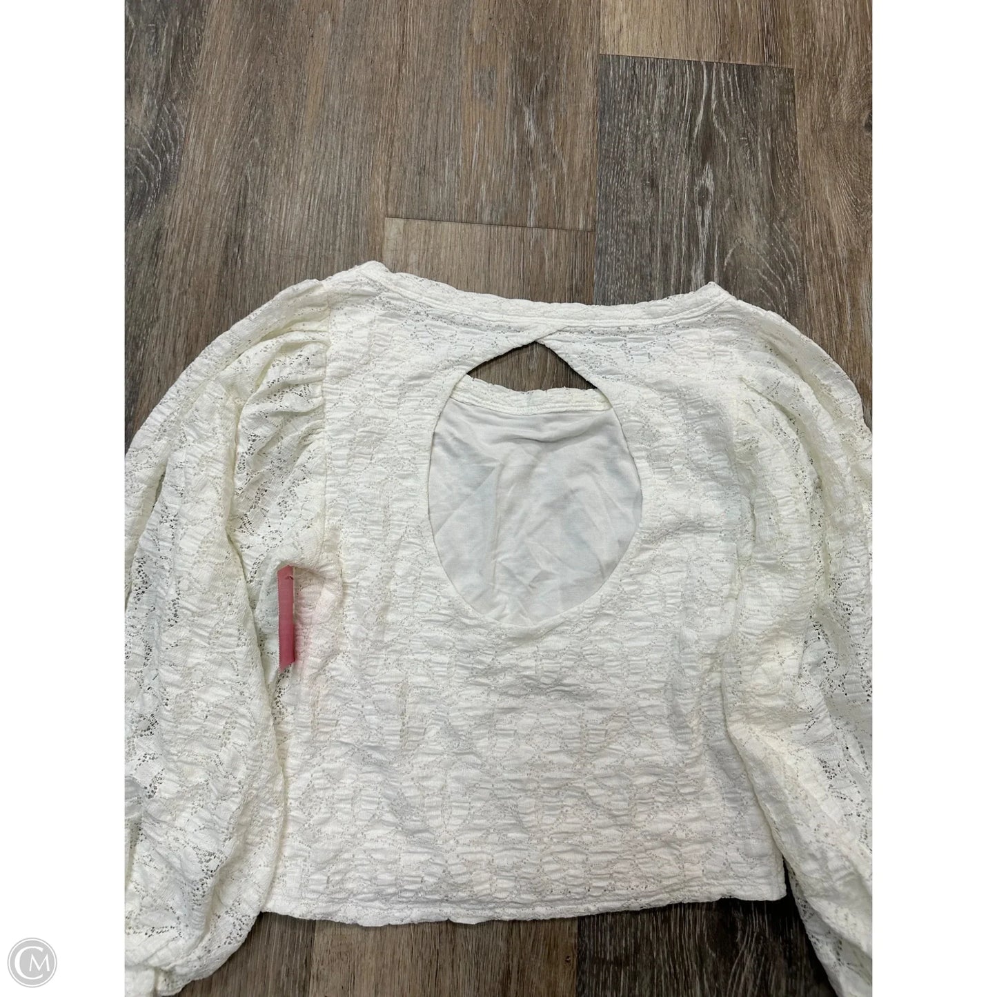Top Long Sleeve By Free People In White, Size: Xs