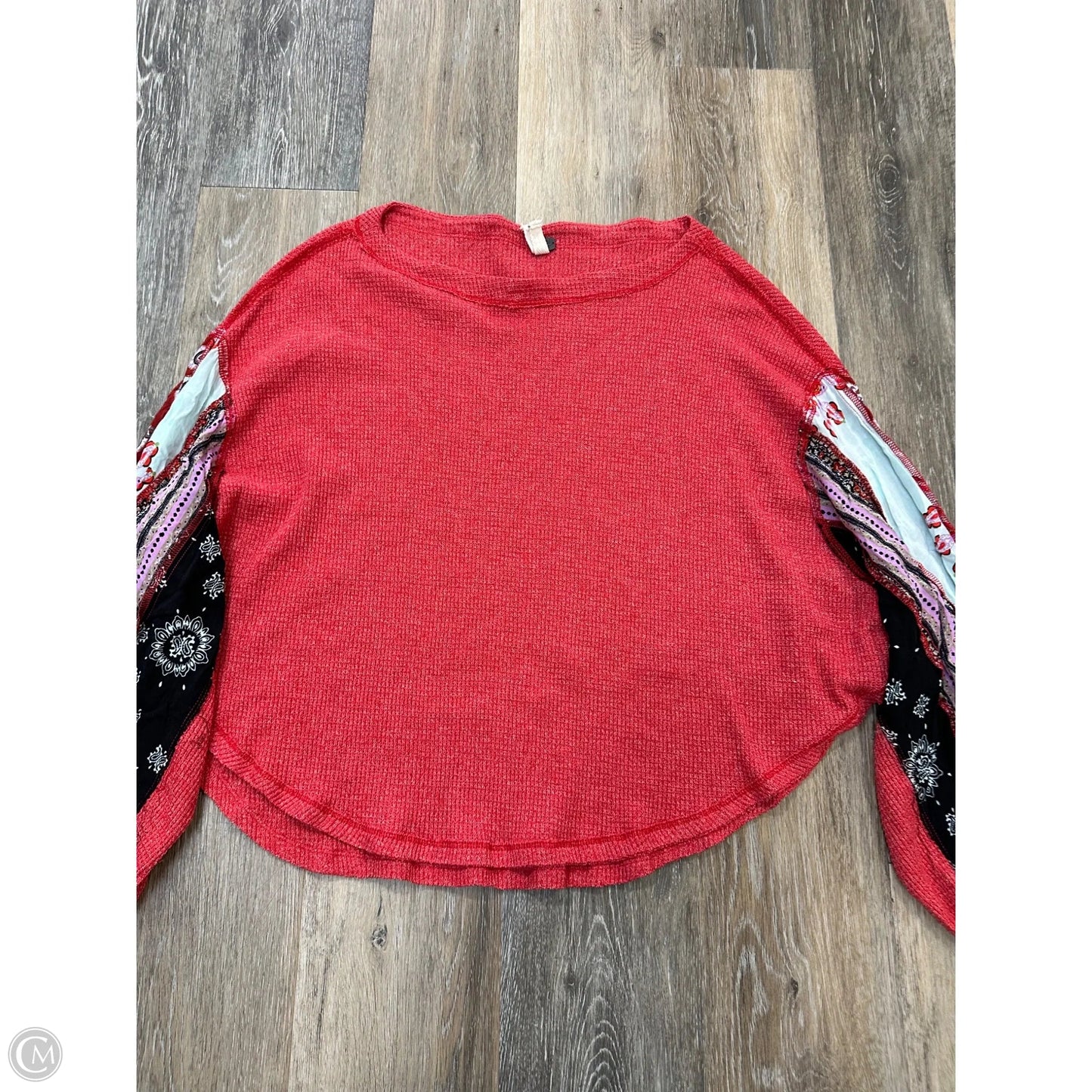 Top Long Sleeve By We The Free In Red, Size: Xs