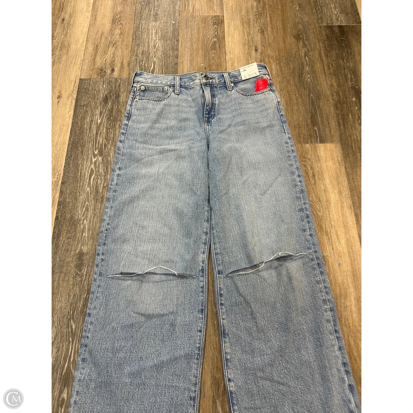 -Jeans Straight By J. Crew In Blue Denim, Size: 2