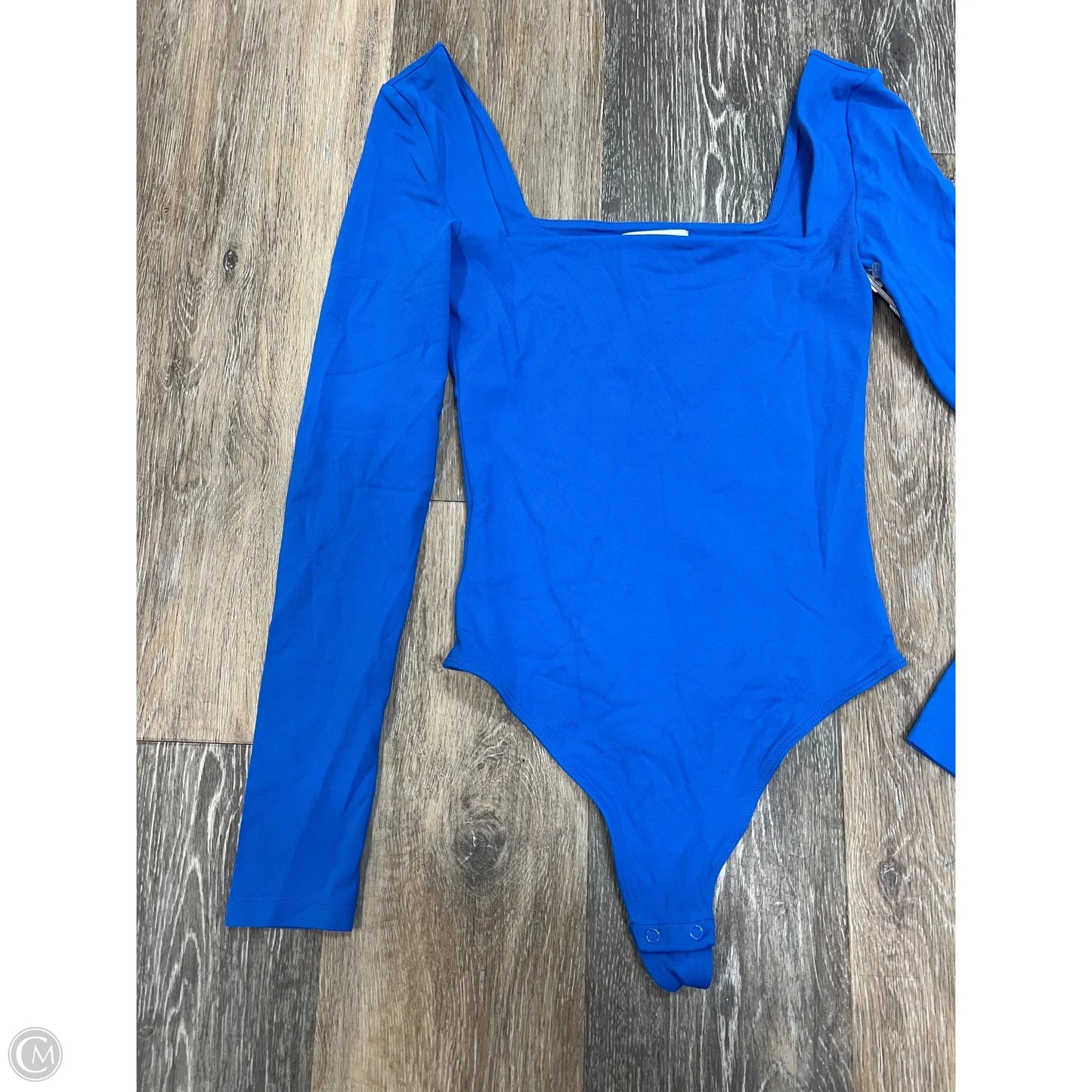 Top Long Sleeve By Babaton In Blue, Size: Xs