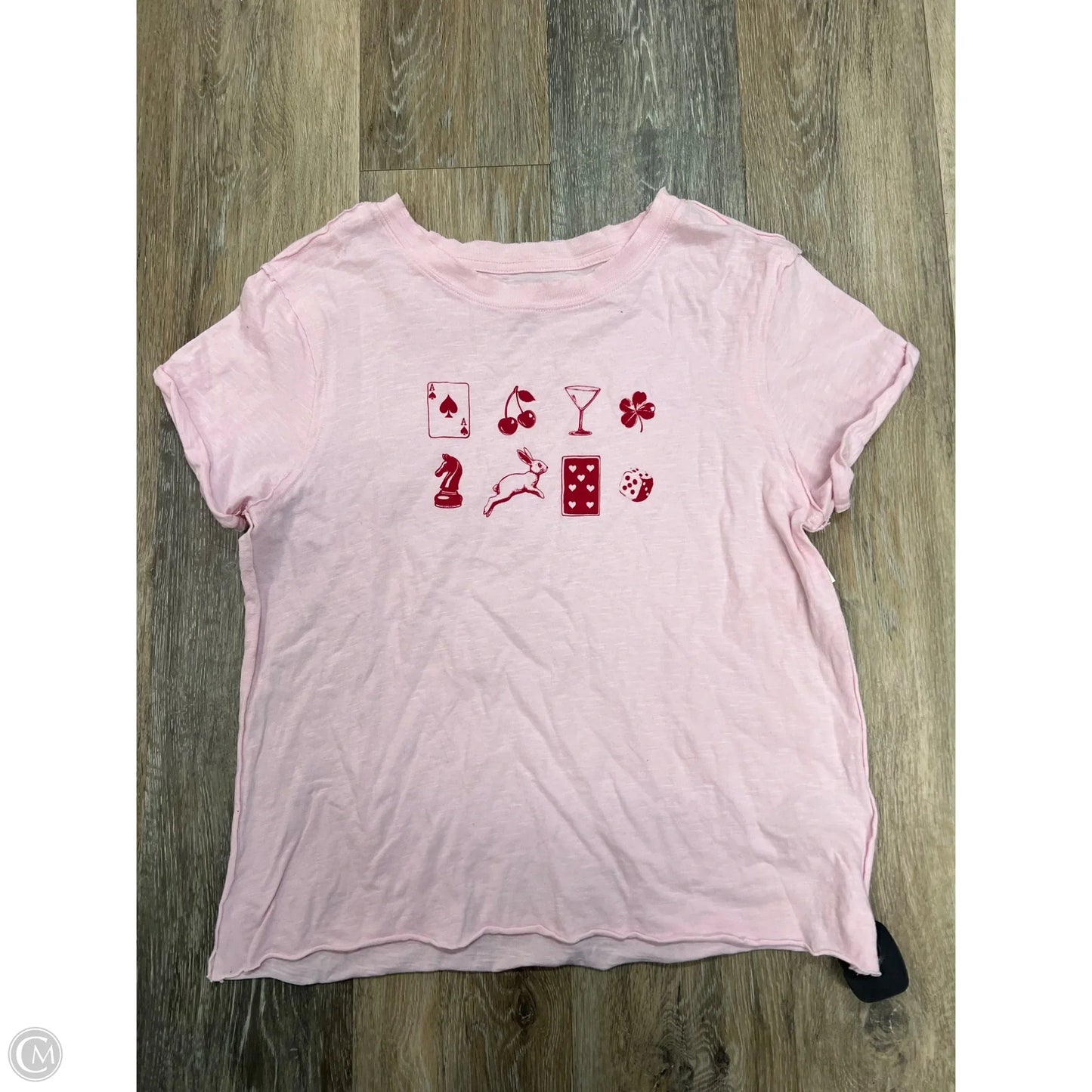 Top Short Sleeve By Maeve In Pink, Size: Xs