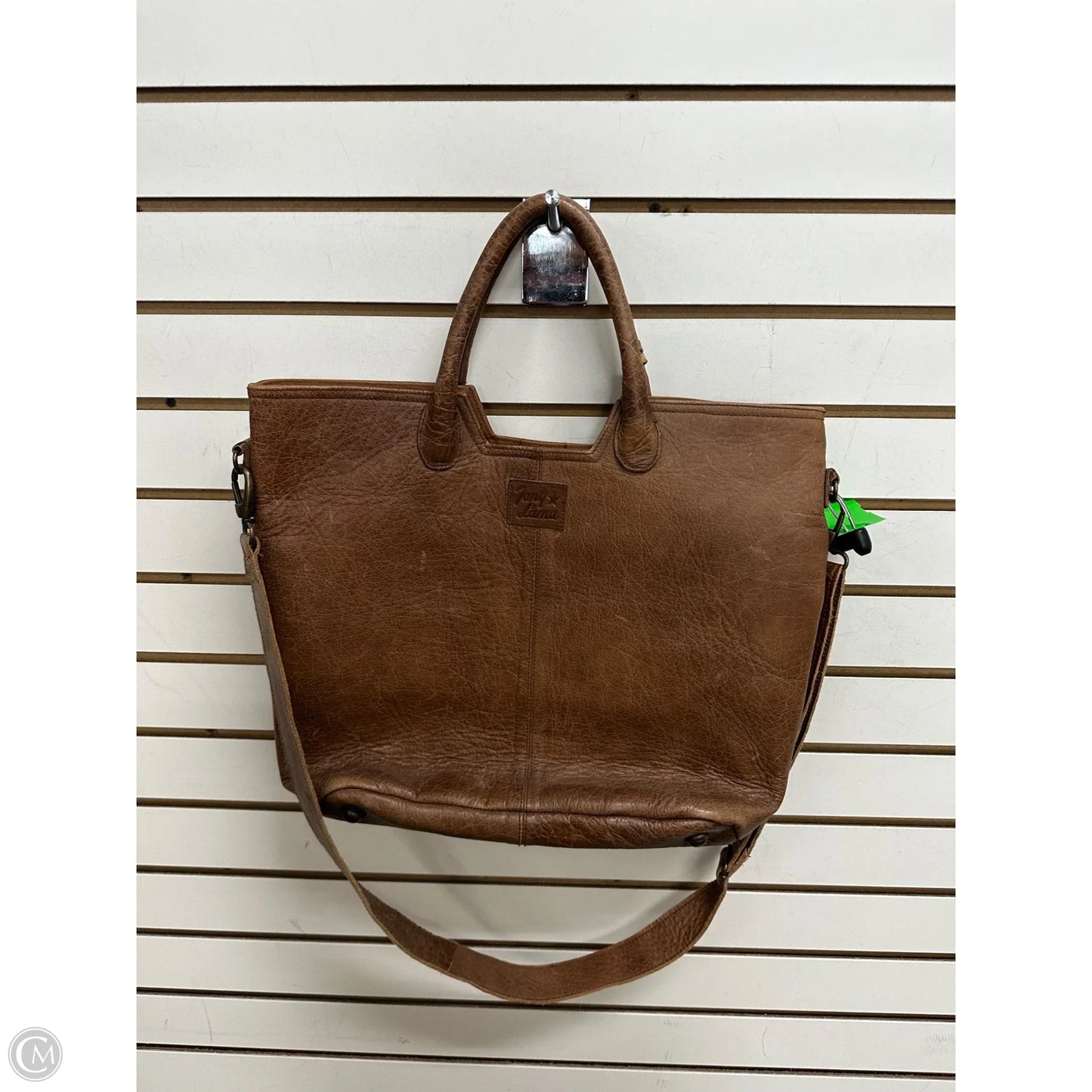 Handbag Leather By Tony Lama, Size: Large