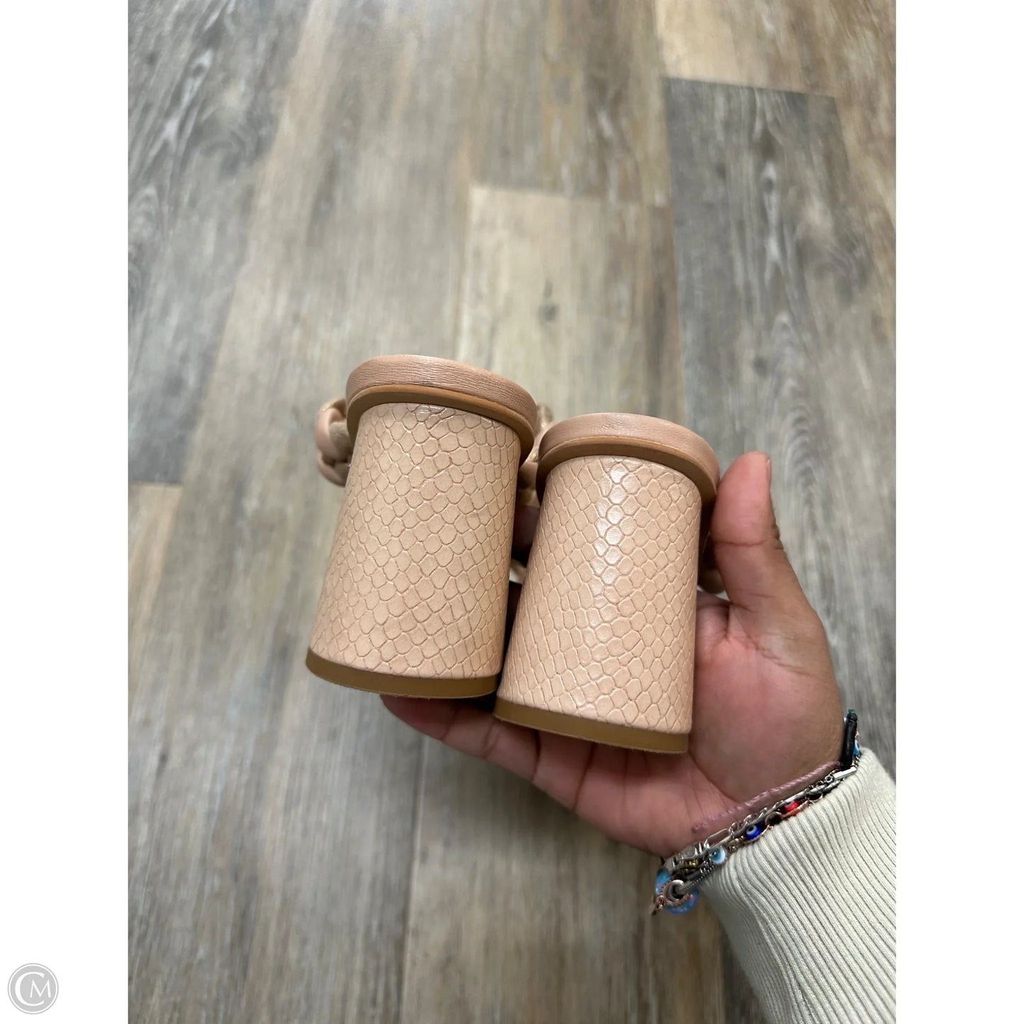 Sandals Heels Block By Dolce Vita In Pink, Size: 7.5