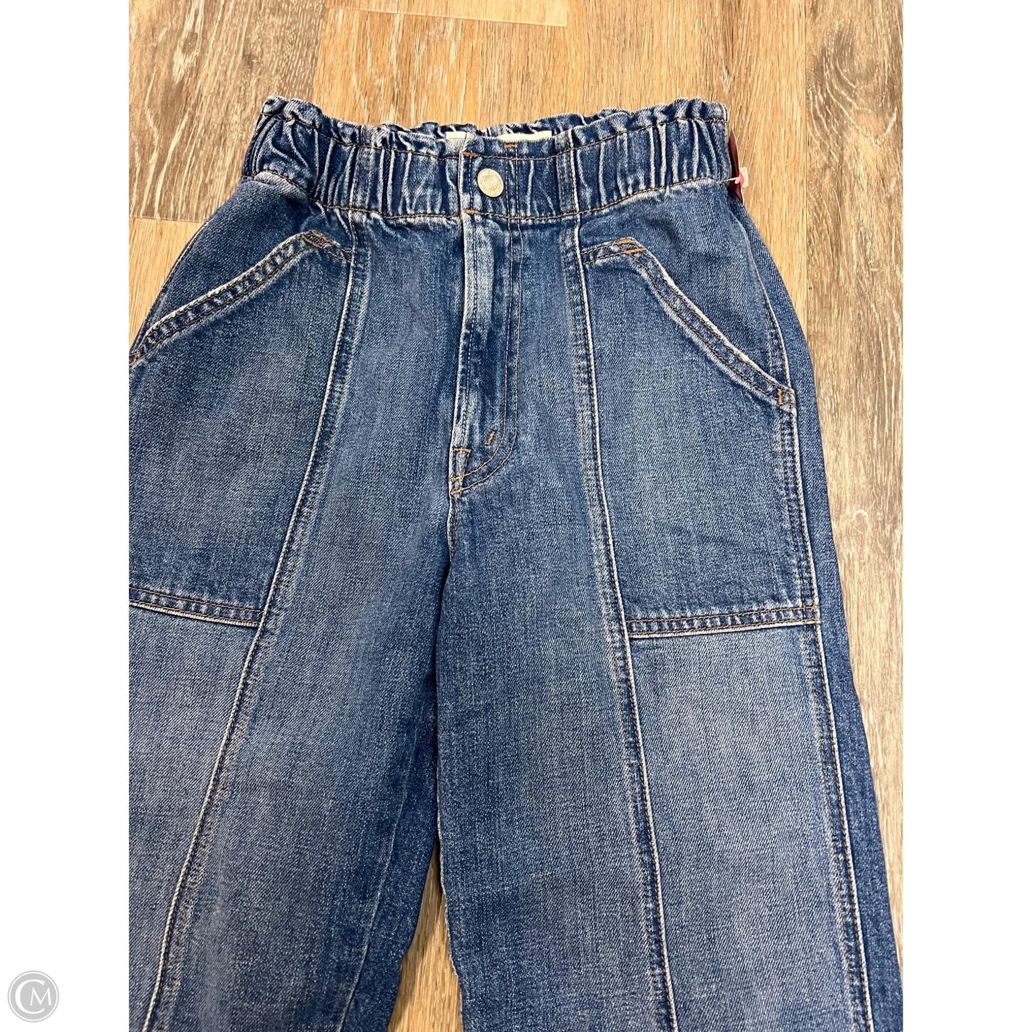 Jeans Designer By Mother Jeans In Blue Denim, Size: 1/25