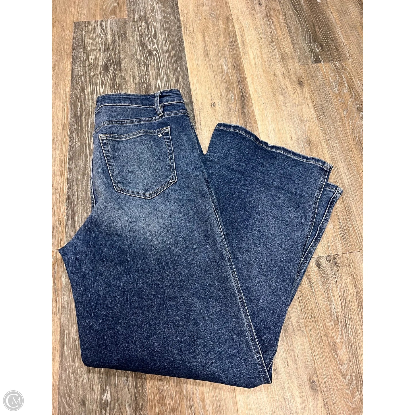 Jeans Wide Leg By Mica In Blue Denim, Size: 12/31