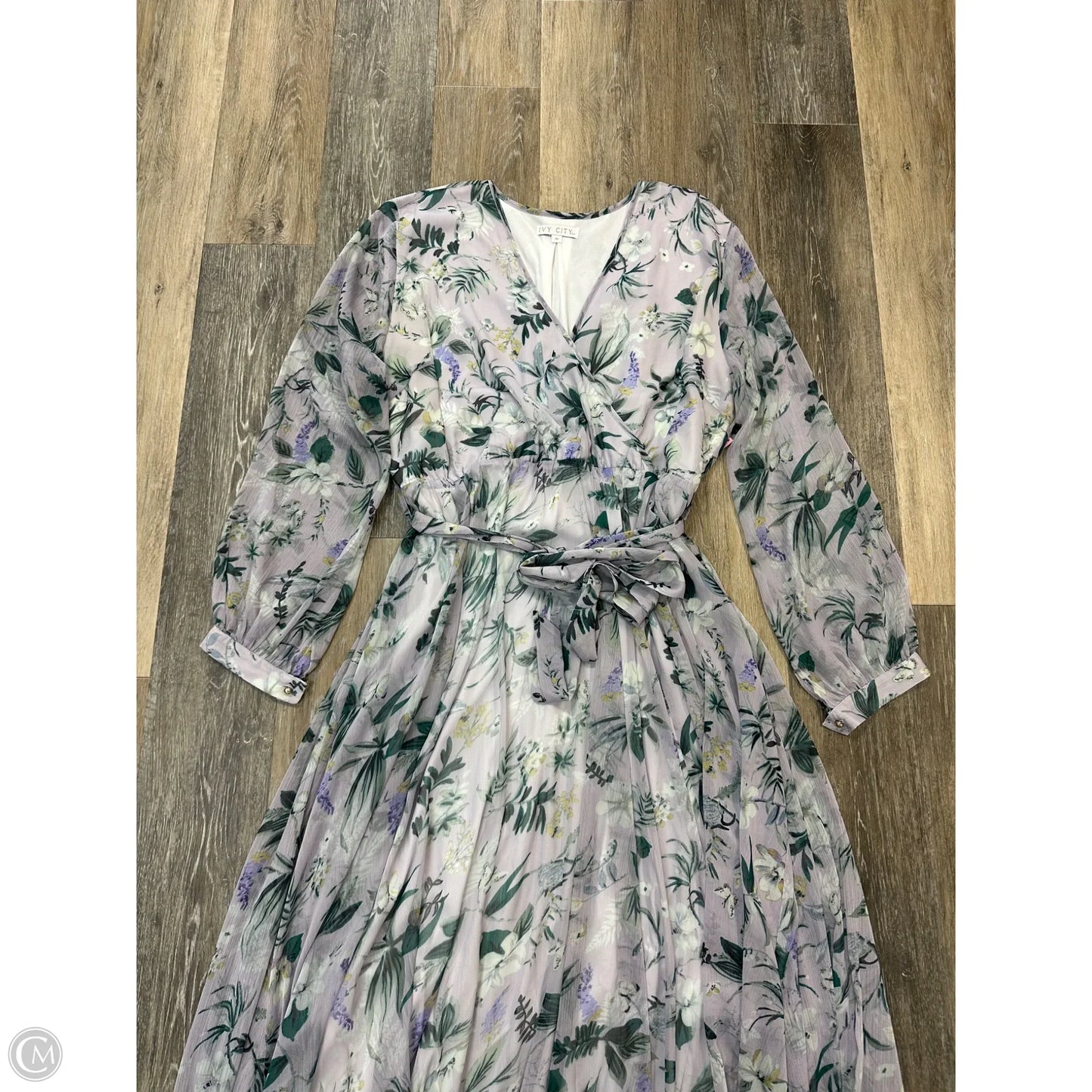 Dress Casual Maxi By Ivy City In Floral Print, Size: 3x
