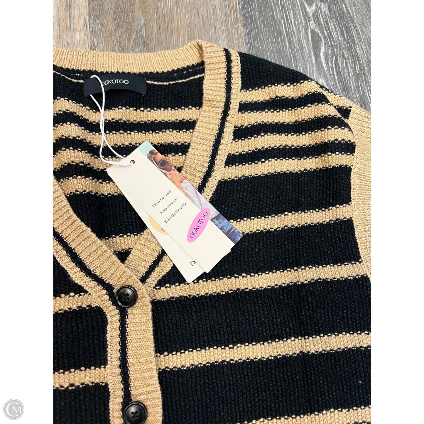 Vest Sweater By Dokotoo In Black, Size: S