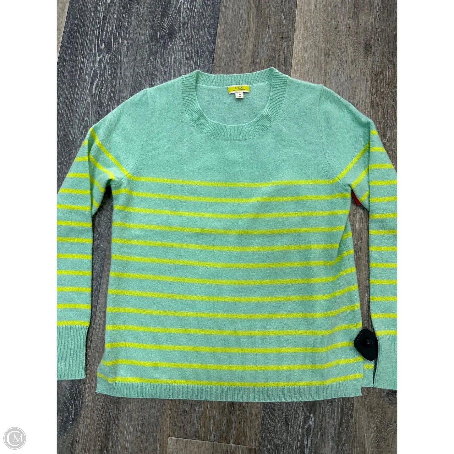 Sweater Cashmere By J. Crew In Green, Size: S