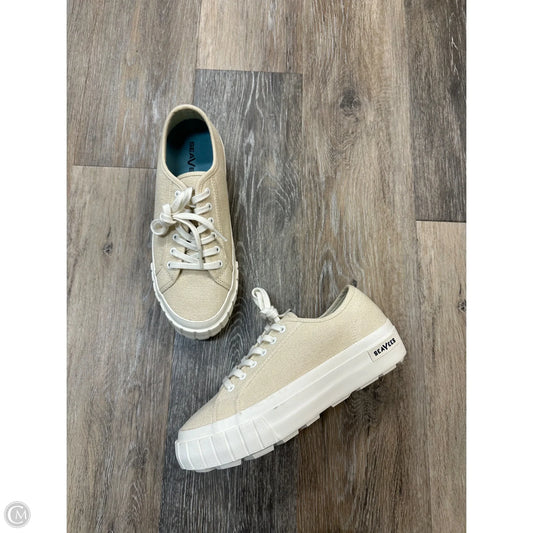 Shoes Sneakers By Seavees In Cream, Size: 8