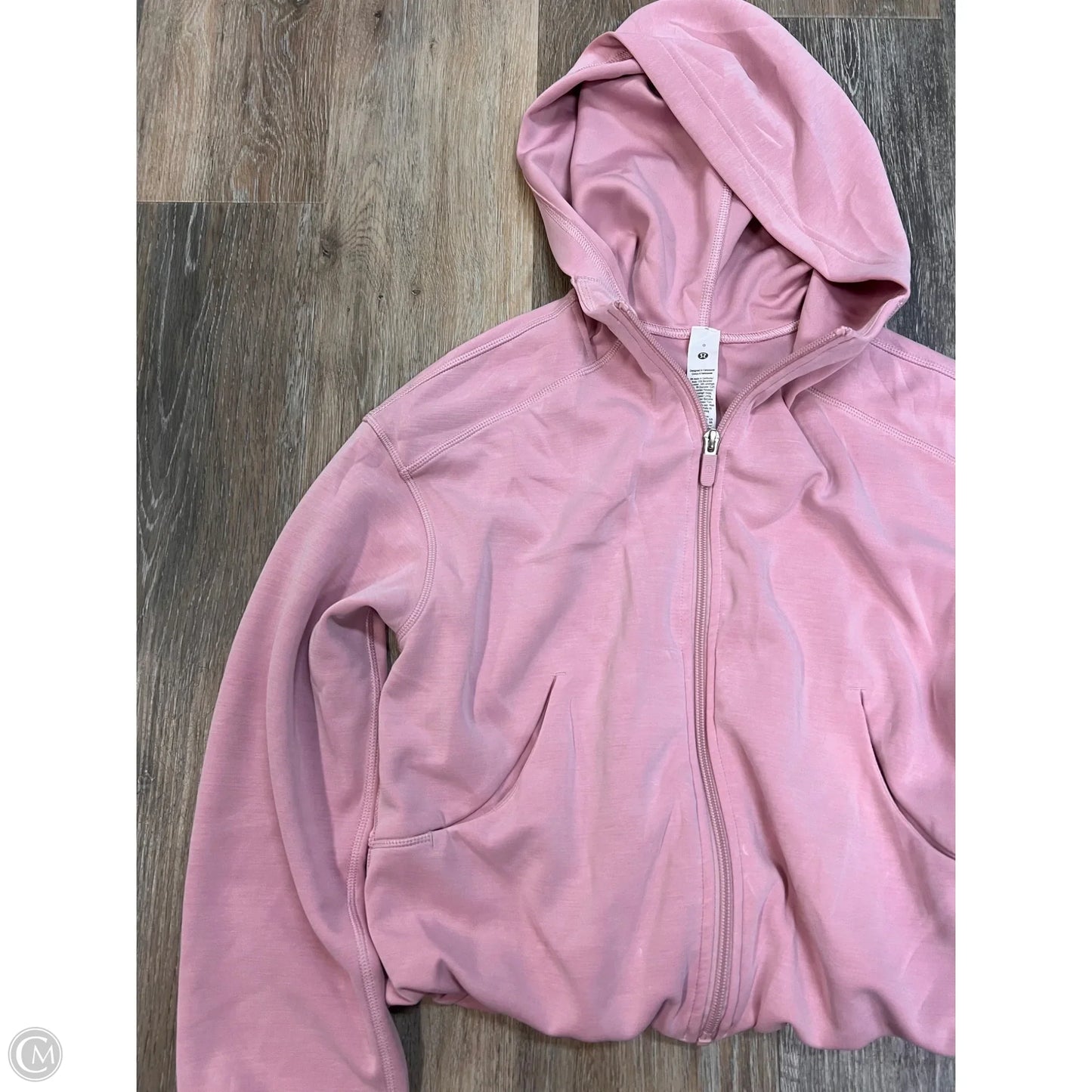 Athletic Jacket By Lululemon In Pink, Size: 0
