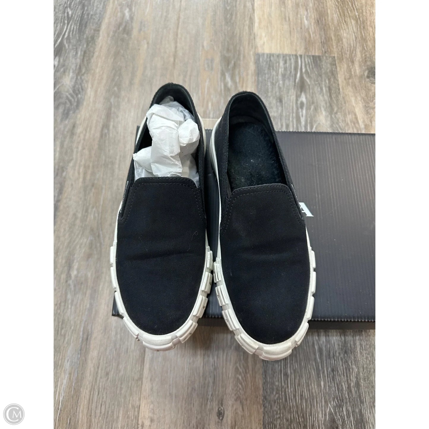 Shoes Luxury Designer By Prada In Black, Size: 6.5/37