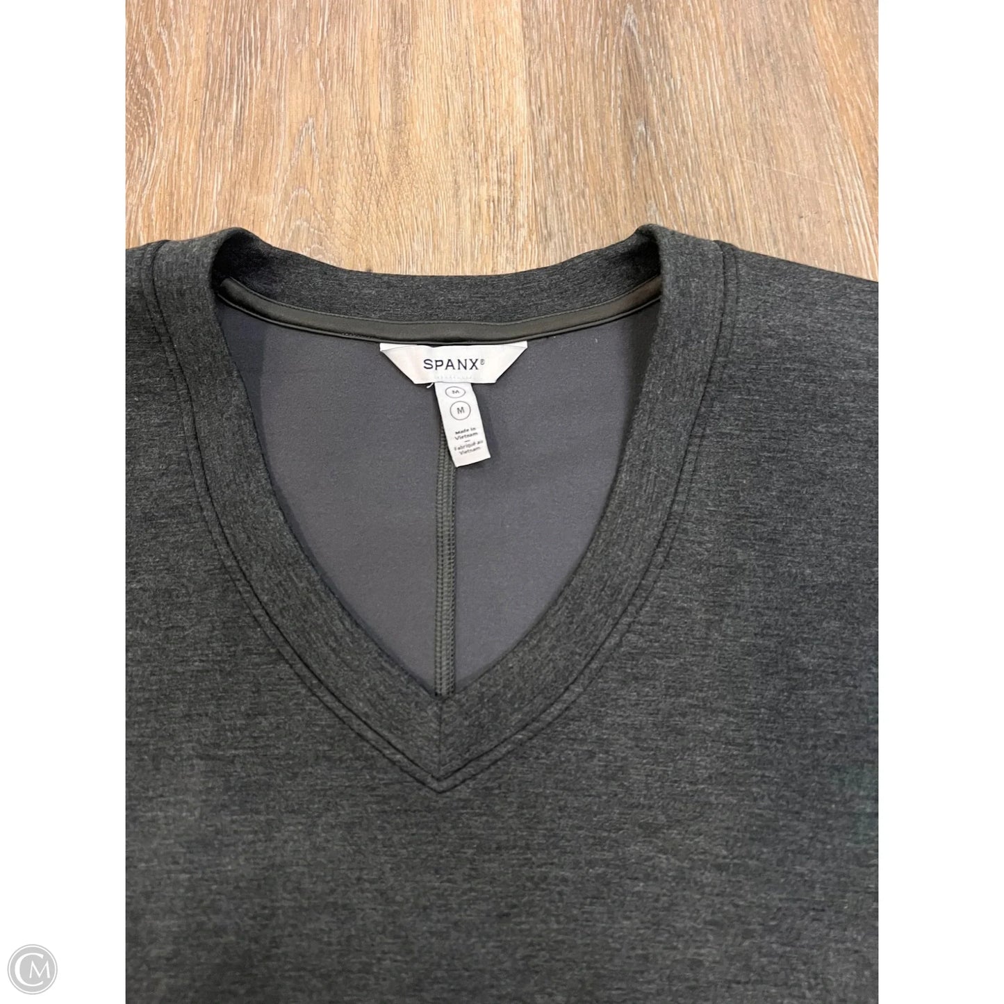 Sweatshirt Crewneck By Spanx In Grey, Size: M