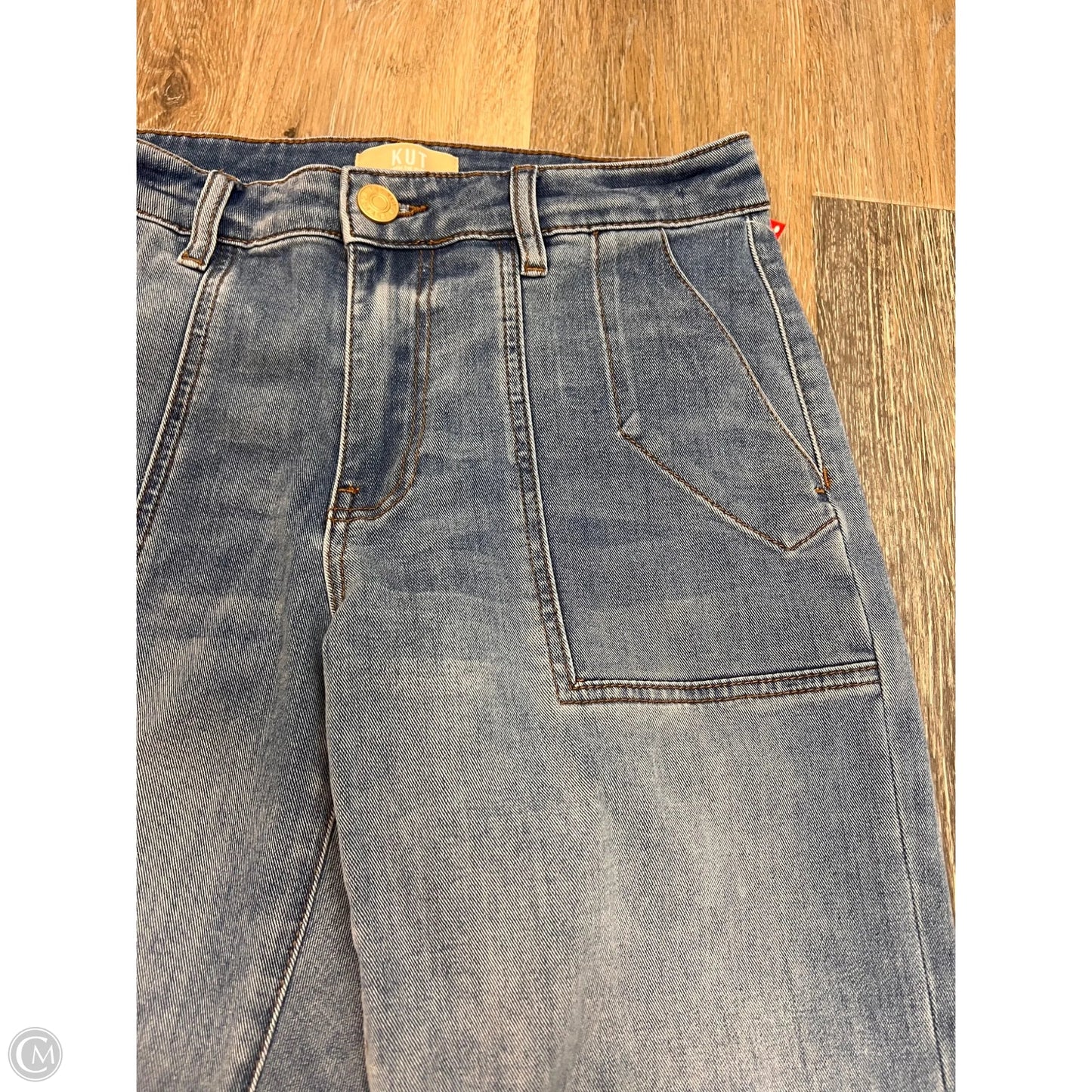 Jeans Barrel By Kut In Blue Denim, Size: 4