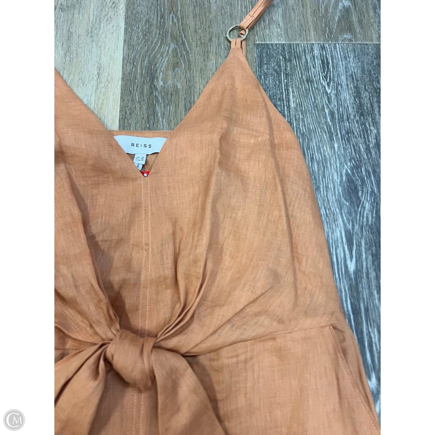 Dress Casual Midi By Reiss In Orange, Size: 6