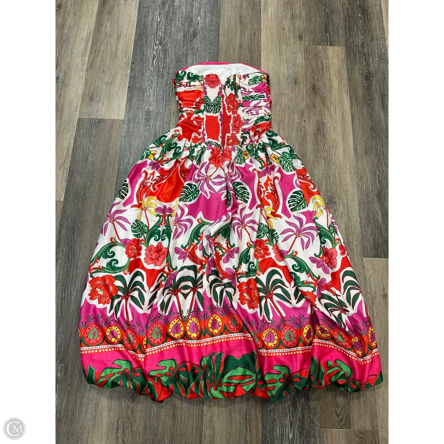 Dress Party Midi By Ciebon In Floral Print, Size: Xs