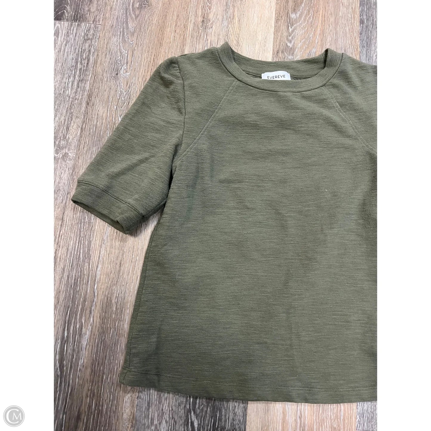 -Top Short Sleeve By Evereve In Green, Size: Xs