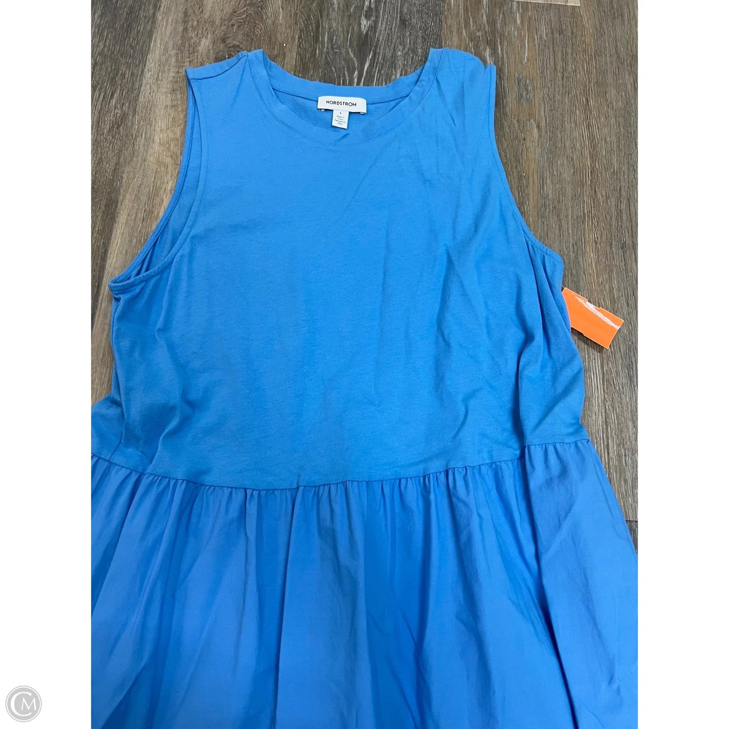 Dress Casual Maxi By Nordstrom In Blue, Size: L