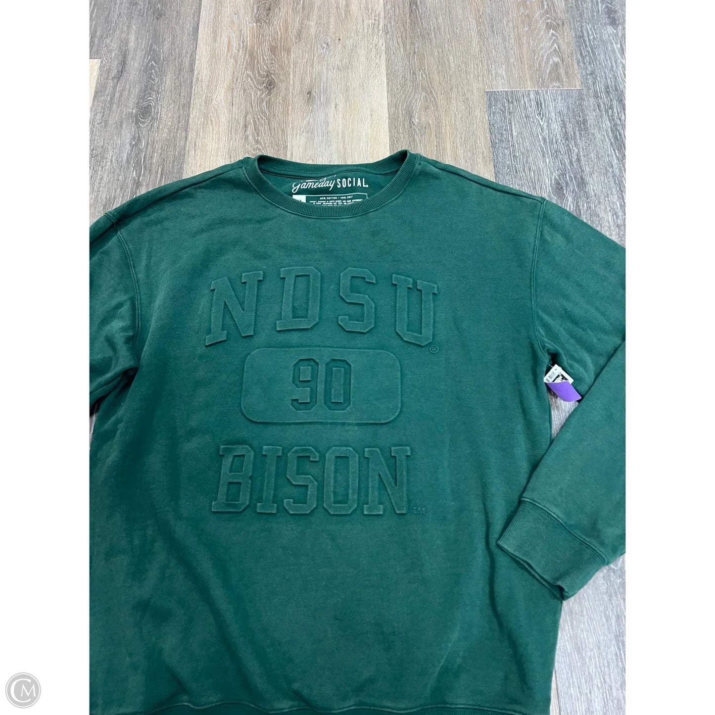 Athletic Sweatshirt By GAMEDAY SOCIAL In Green, Size: Xl
