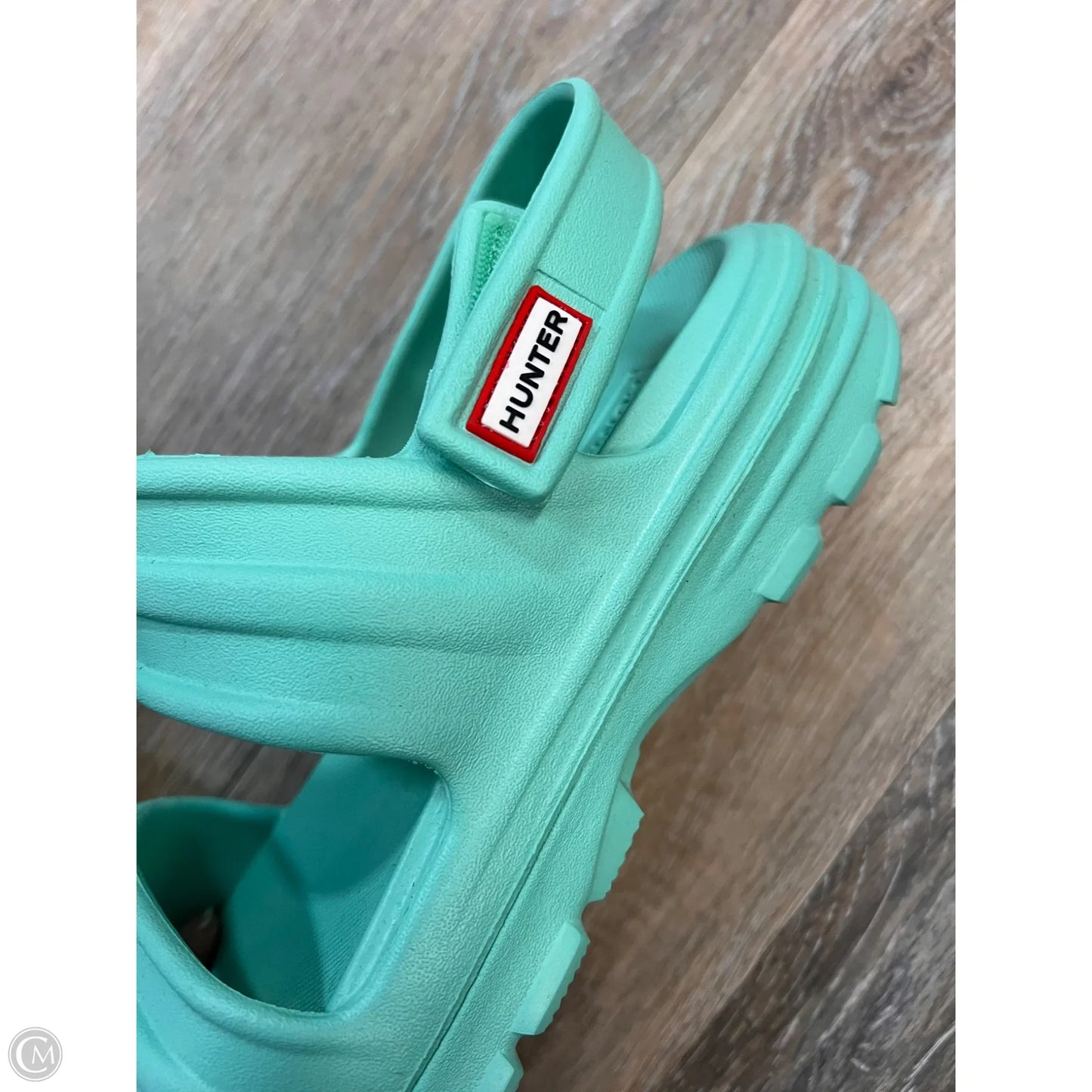 Sandals Flats By Hunter In Teal, Size: 9