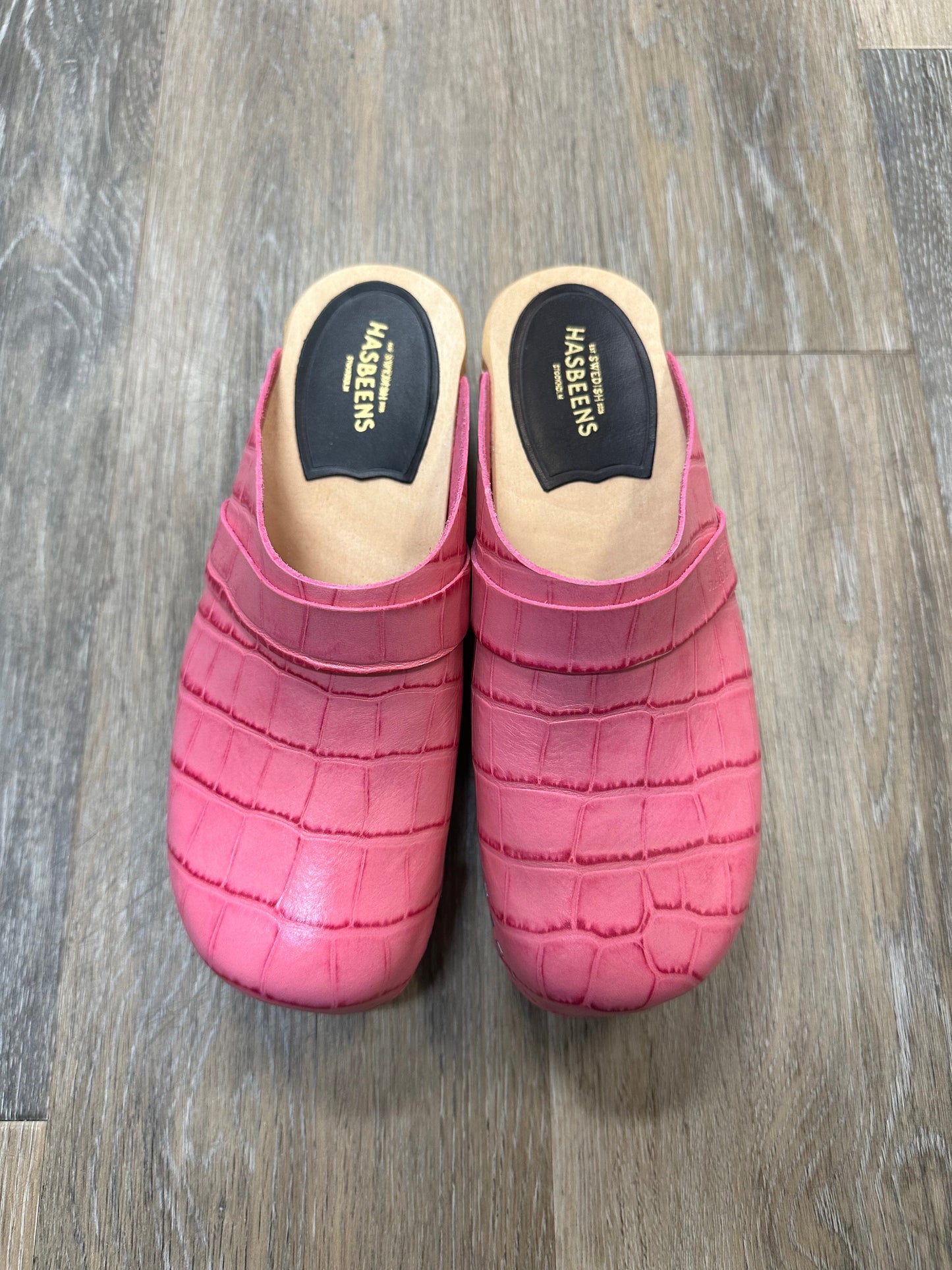 Shoes Heels Block By Hasbeens In Pink, Size: 6