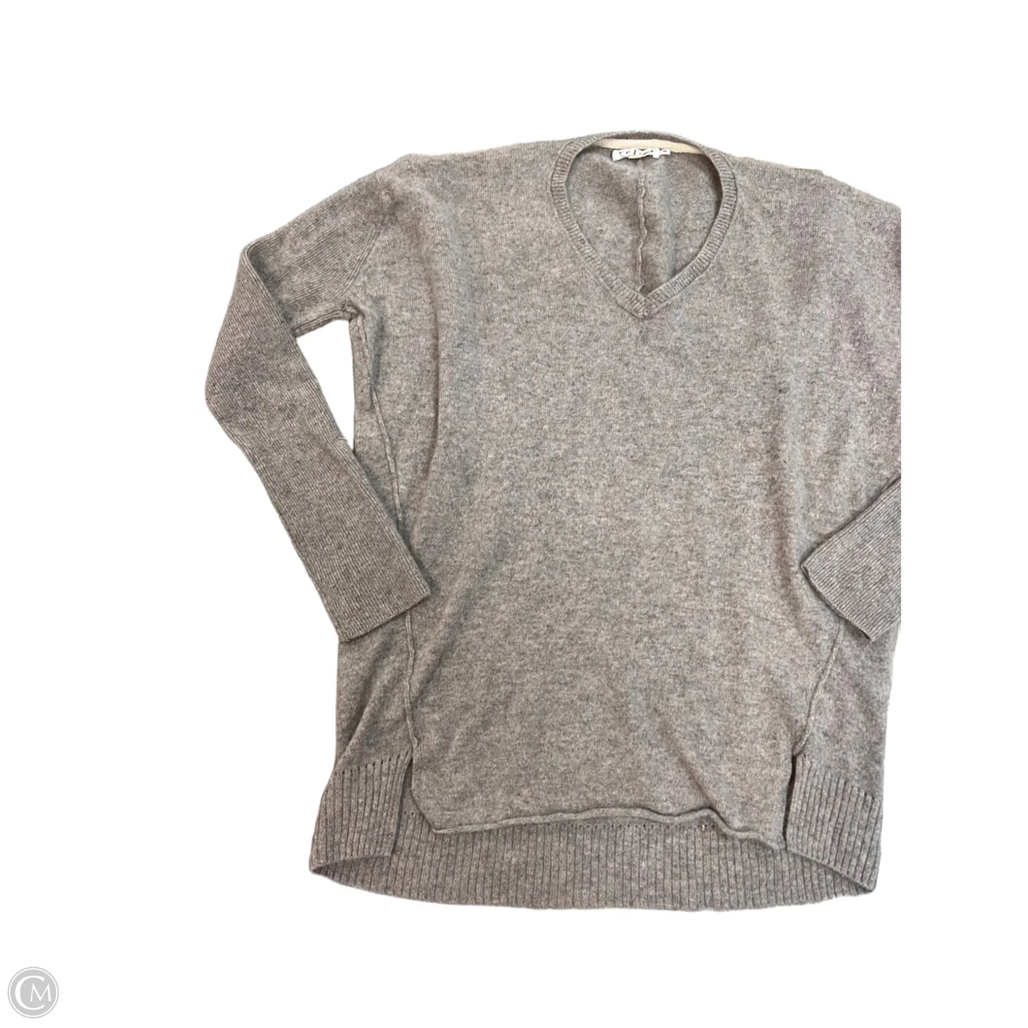 Sweater Cashmere By Velvet In Taupe, Size: M