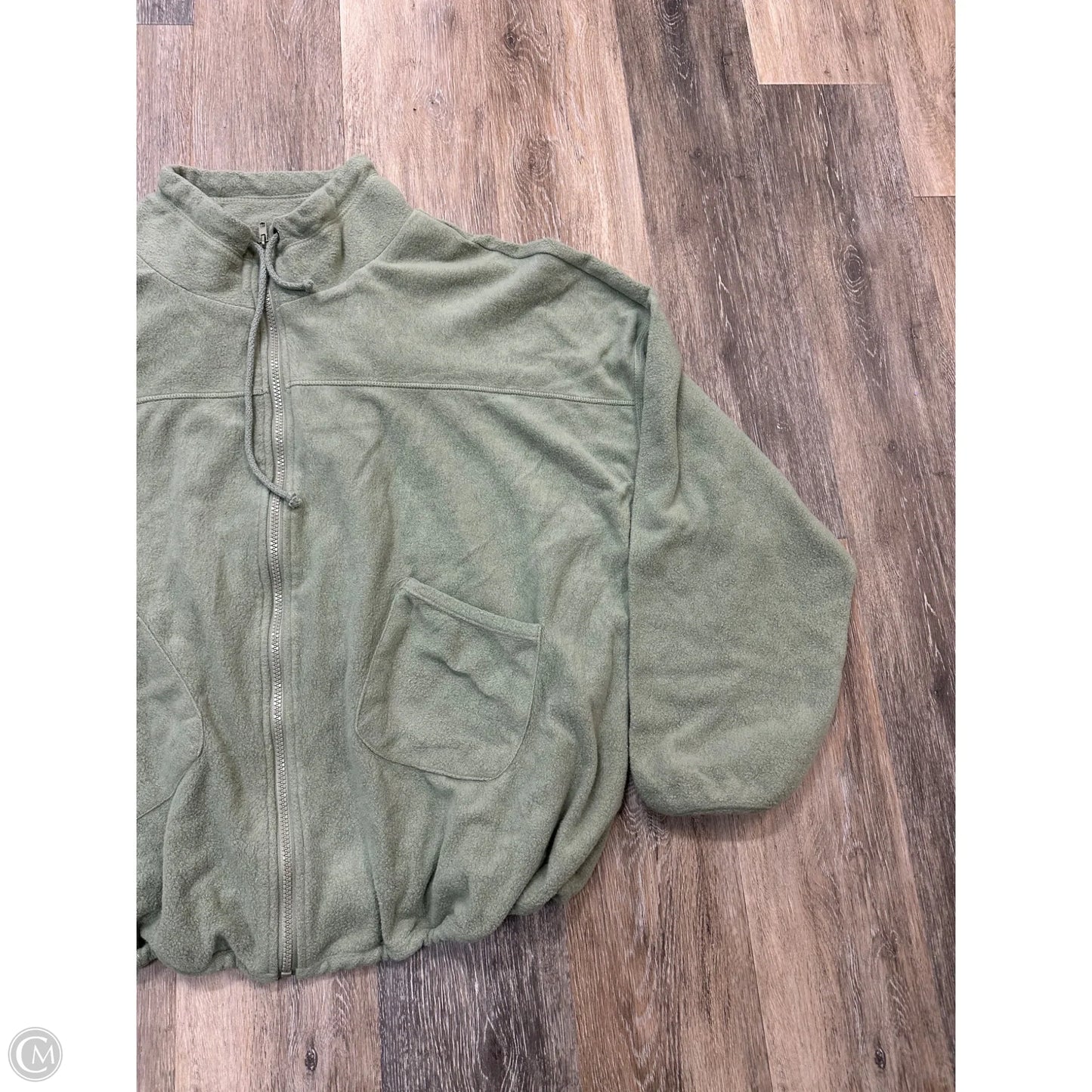 Jacket Fleece By The Nines In Green, Size: 3x