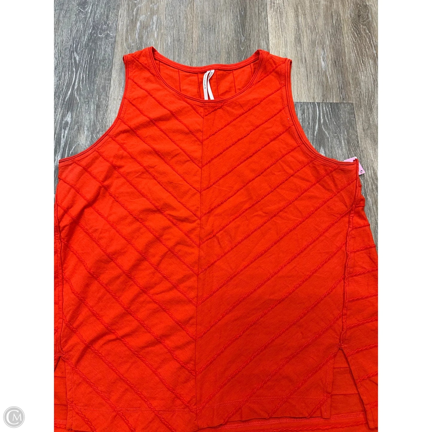 Tank Top By Anthropologie In Orange, Size: L