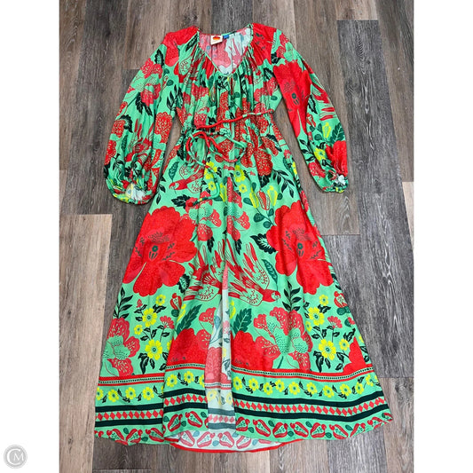 Dress Designer By Farm Rio In Green, Size: S