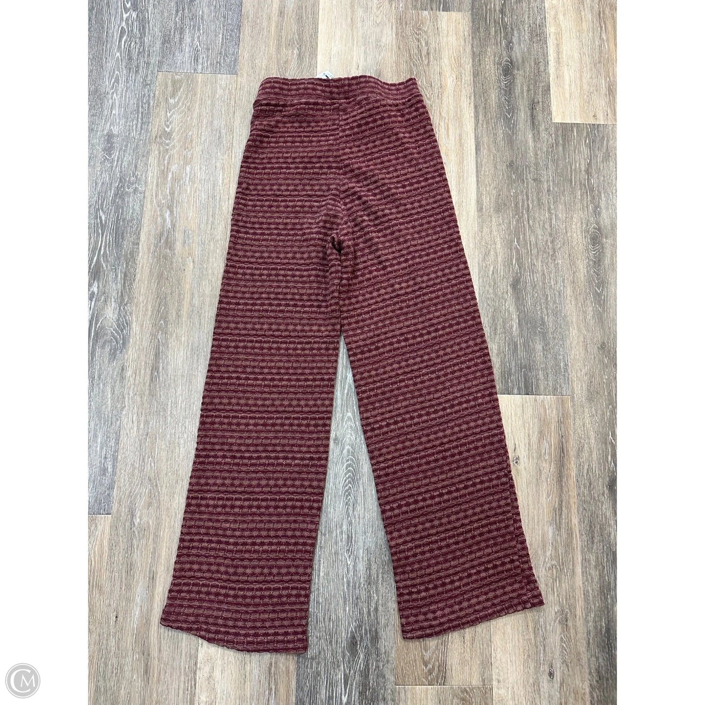 Pants Lounge By Zara In Maroon, Size: S