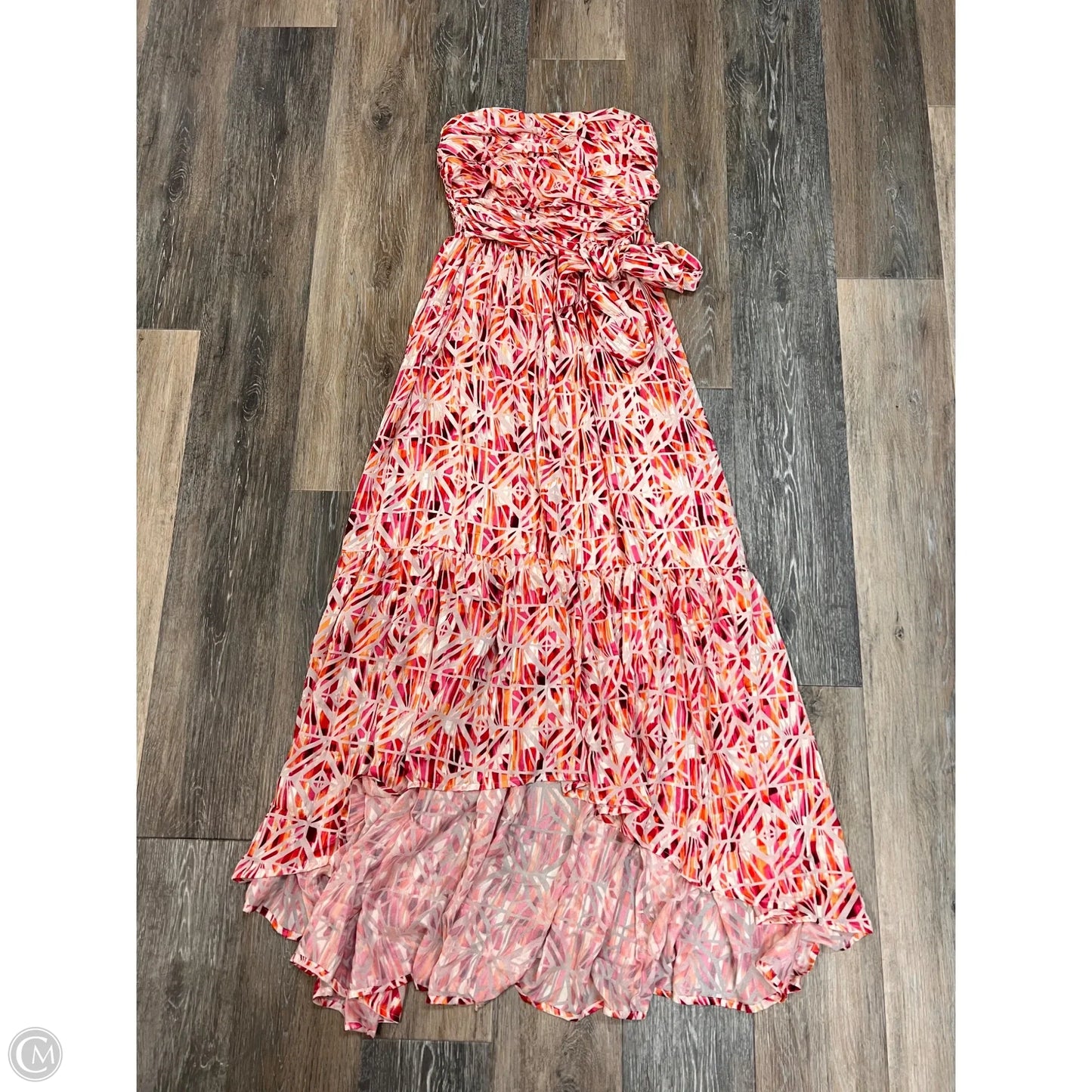 Dress Designer By Ramy Brook In Orange & Pink, Size: S