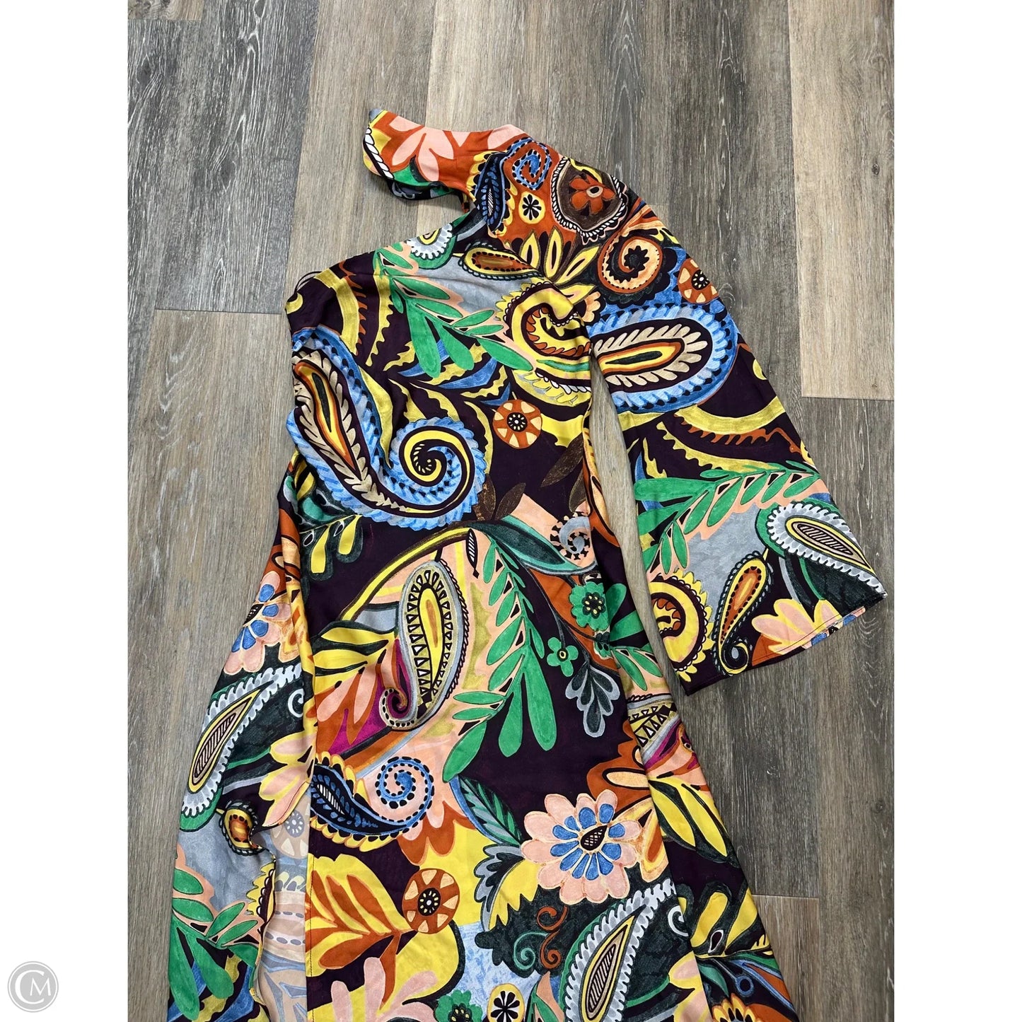 Dress Casual Maxi By Zara In Multi-colored, Size: S