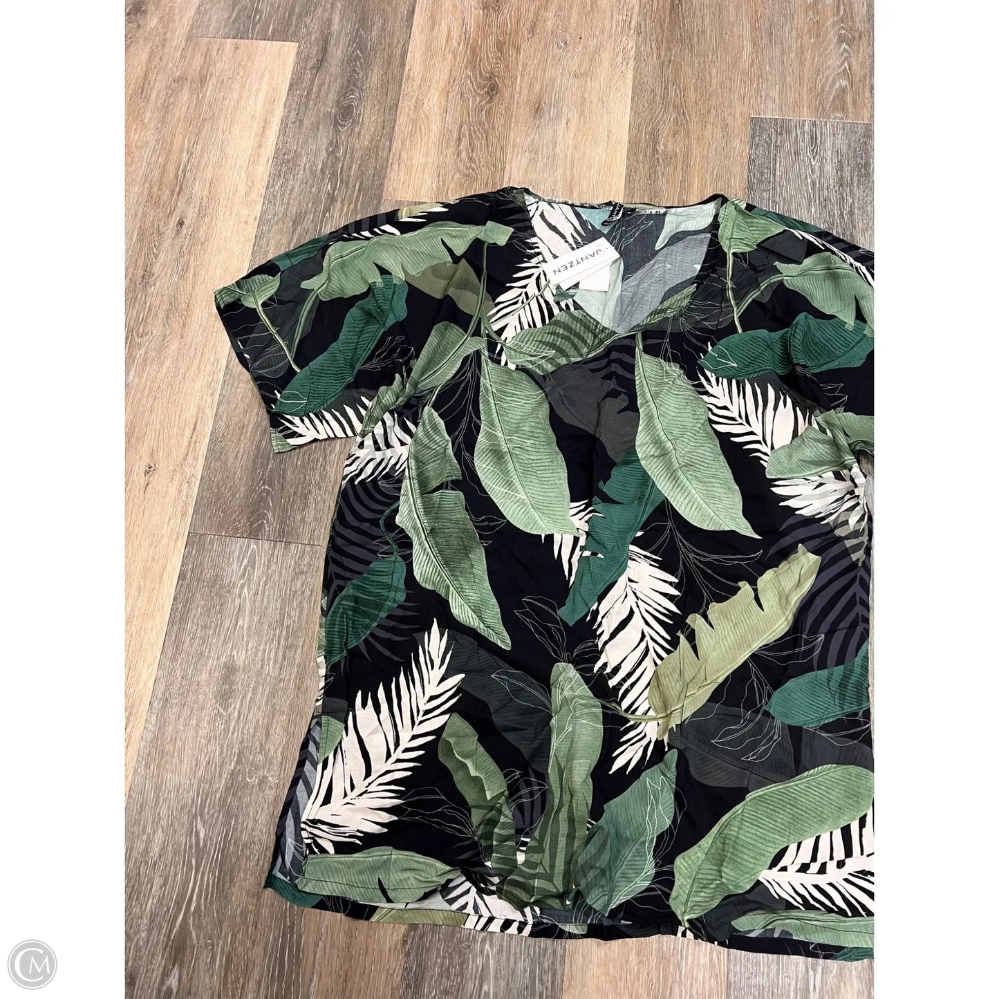 Swimwear Cover-up By Jantzen In Tropical Print, Size: M