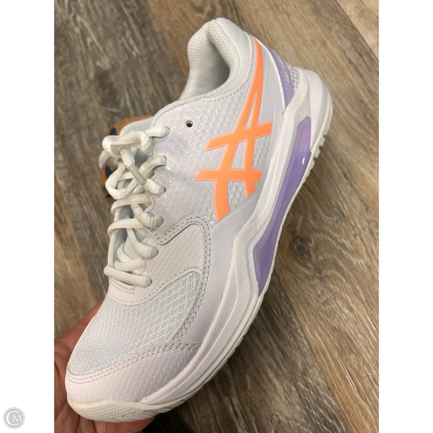 Shoes Athletic By Asics In White, Size: 7