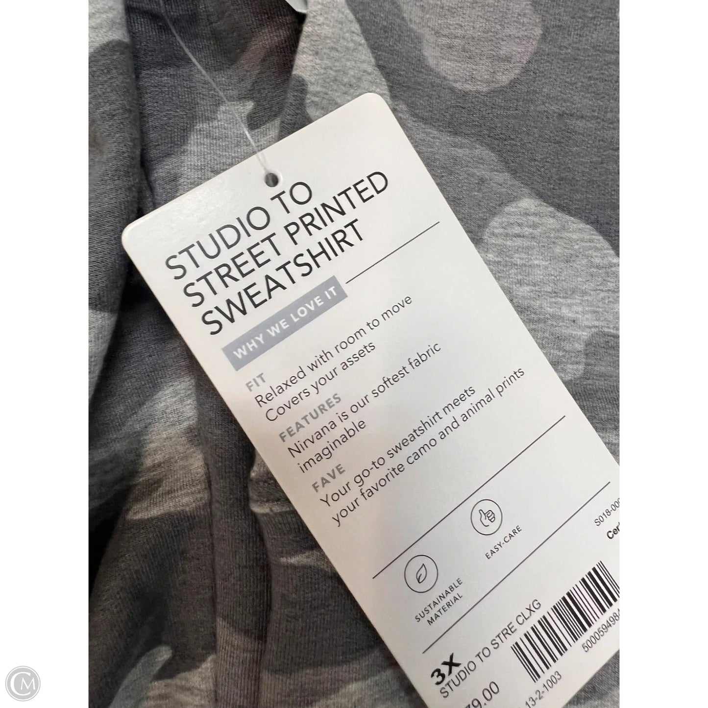 Athletic Sweatshirt Crewneck By Athleta In Grey, Size: 3x