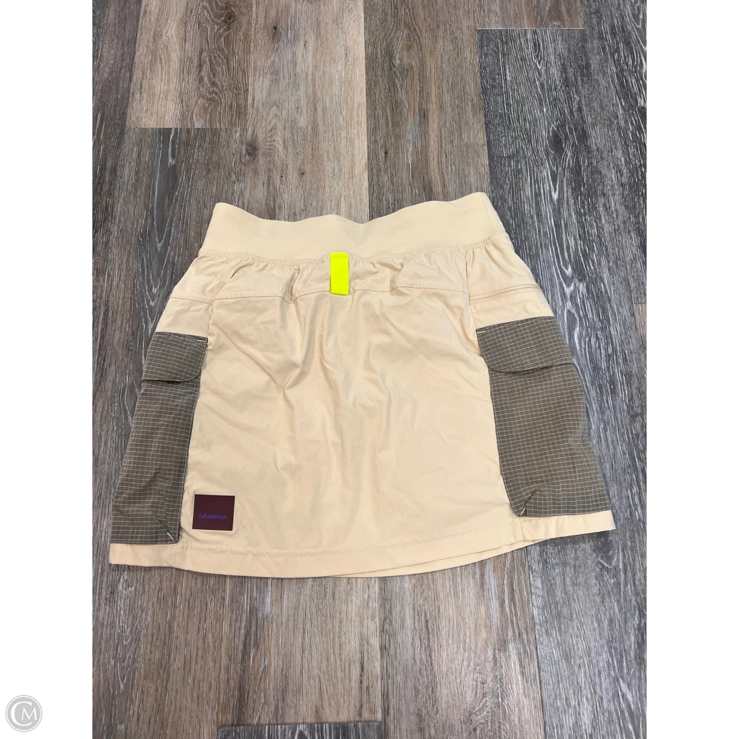 Athletic Skort By Lululemon In Tan, Size: 6