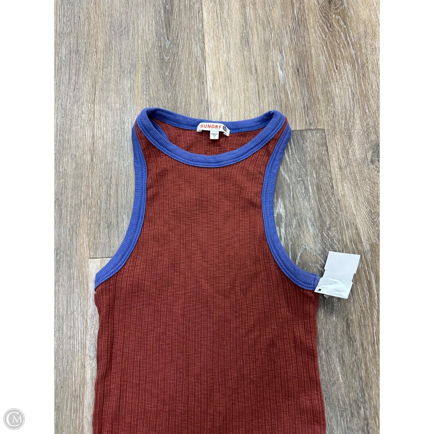 Tank Top By Sundry In Purple & Red, Size: S