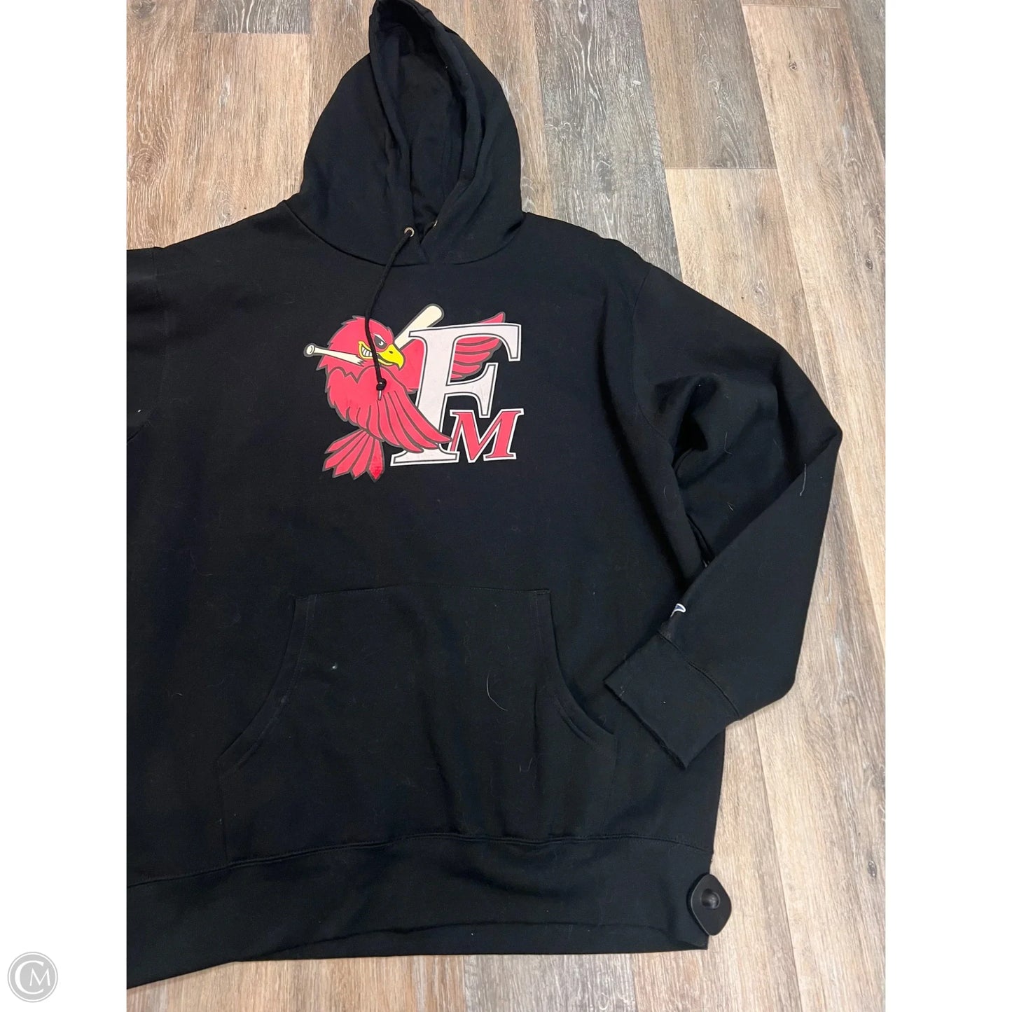 Athletic Sweatshirt Hoodie By Blue 84 In Black, Size: Xl (unisex)