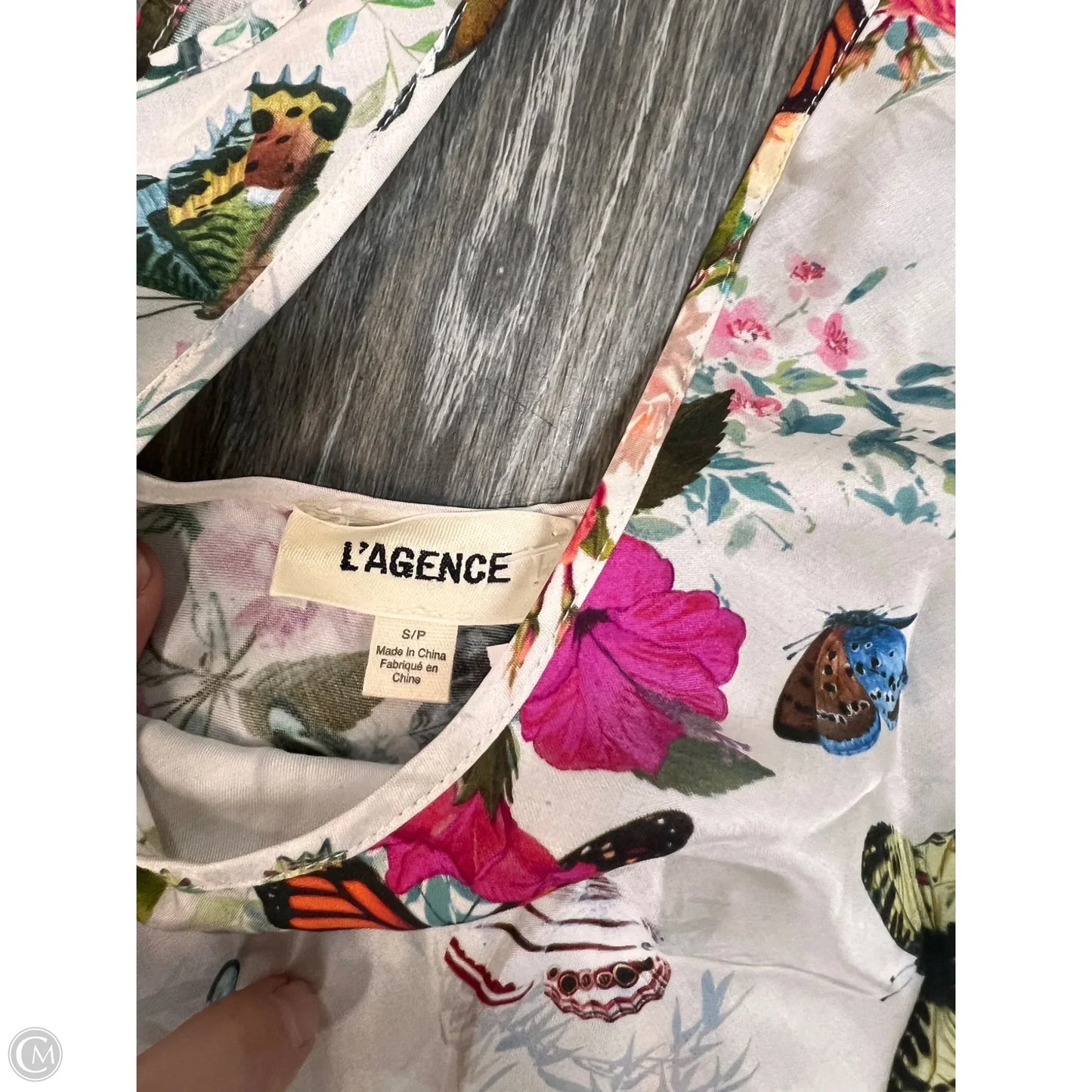 Dress Designer By L Agence In Floral Print, Size: S
