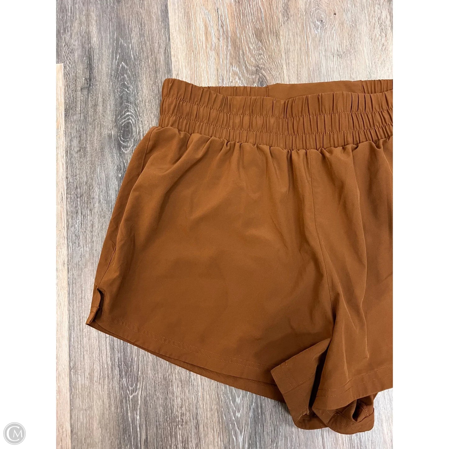 Athletic Shorts By Varley In Brown, Size: L