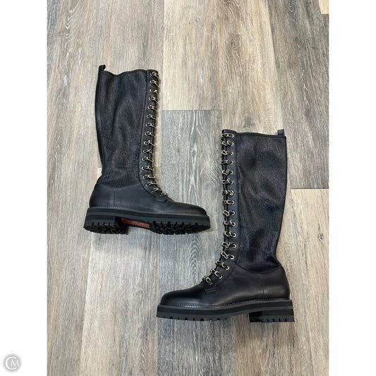 Boots Knee Flats By Cecelia In Black, Size: 7