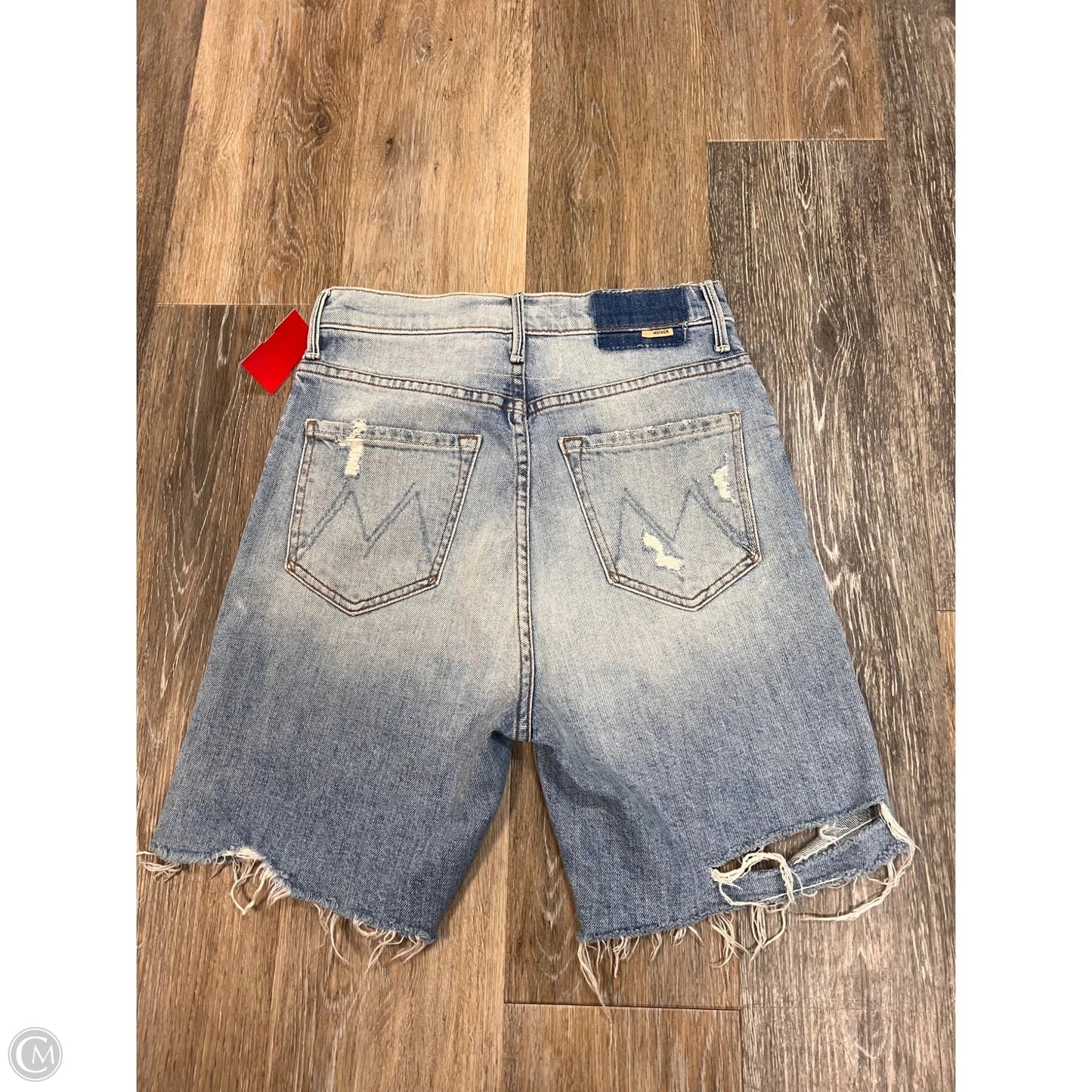Shorts Designer By Mother In Blue Denim, Size: 1/25