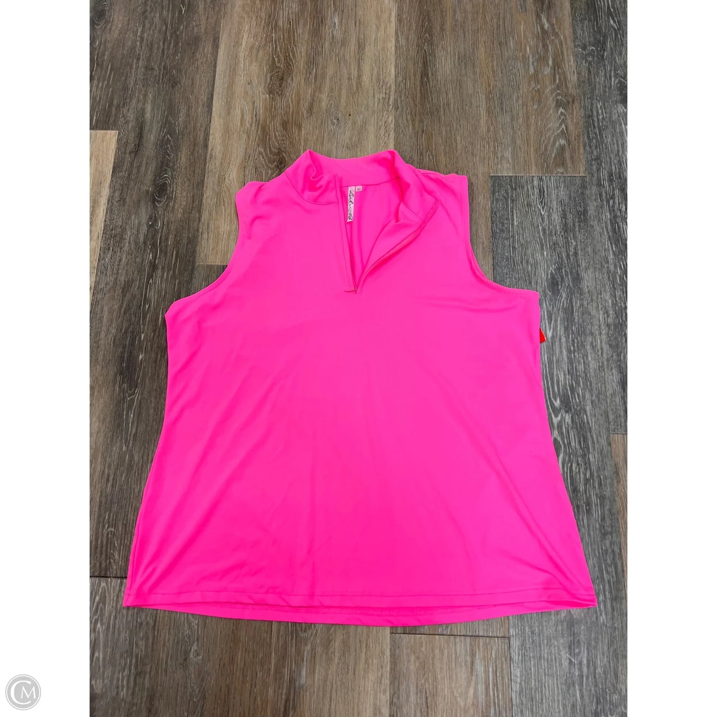 Athletic Tank Top By Lulu B In Pink, Size: Xl