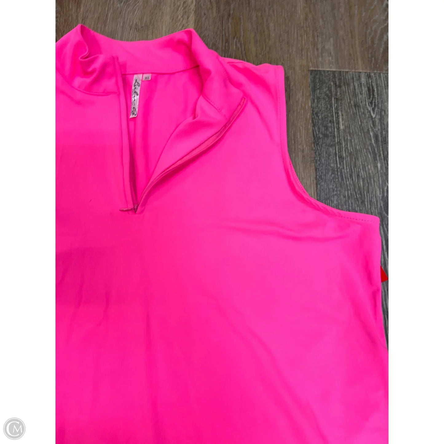 Athletic Tank Top By Lulu B In Pink, Size: Xl