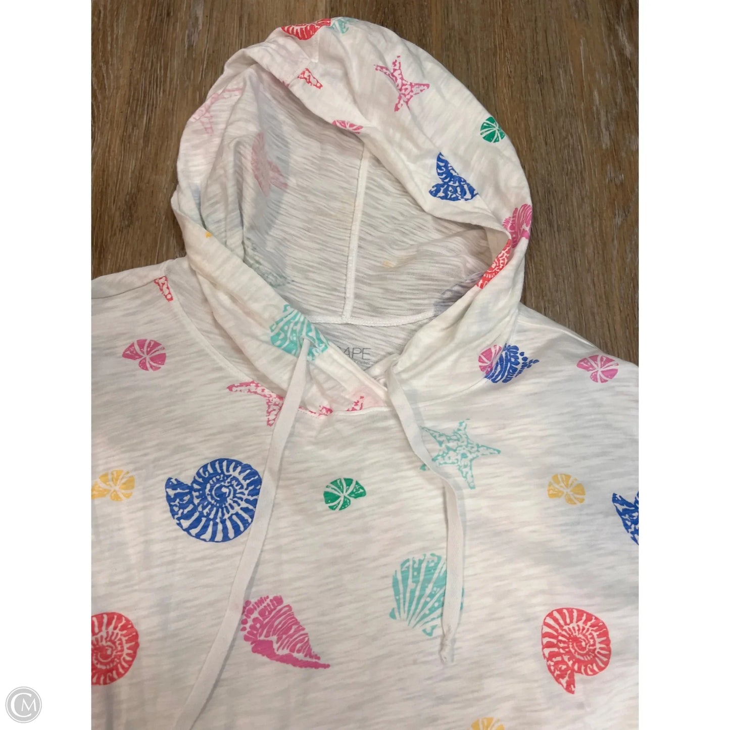 Top Long Sleeve By Habitat In White, Size: L