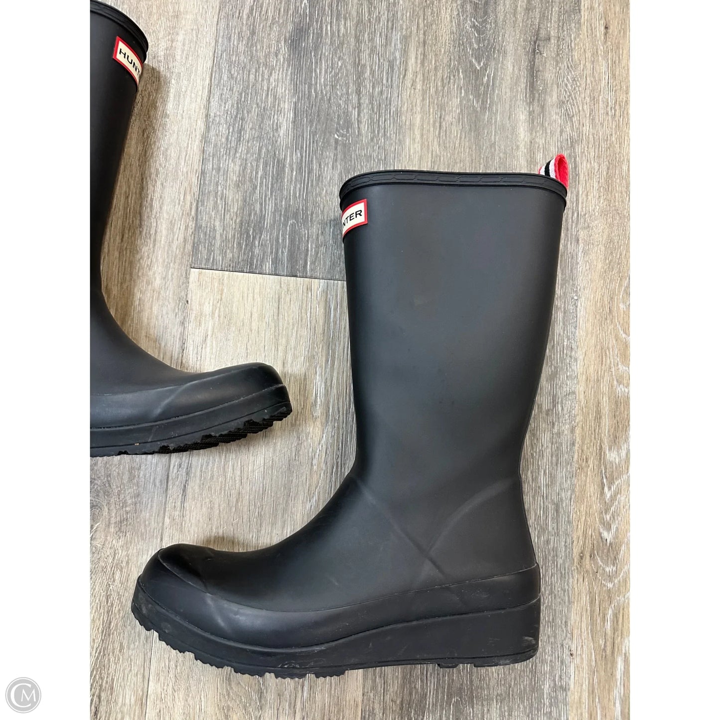 Boots Rain By Hunter In Black, Size: 7