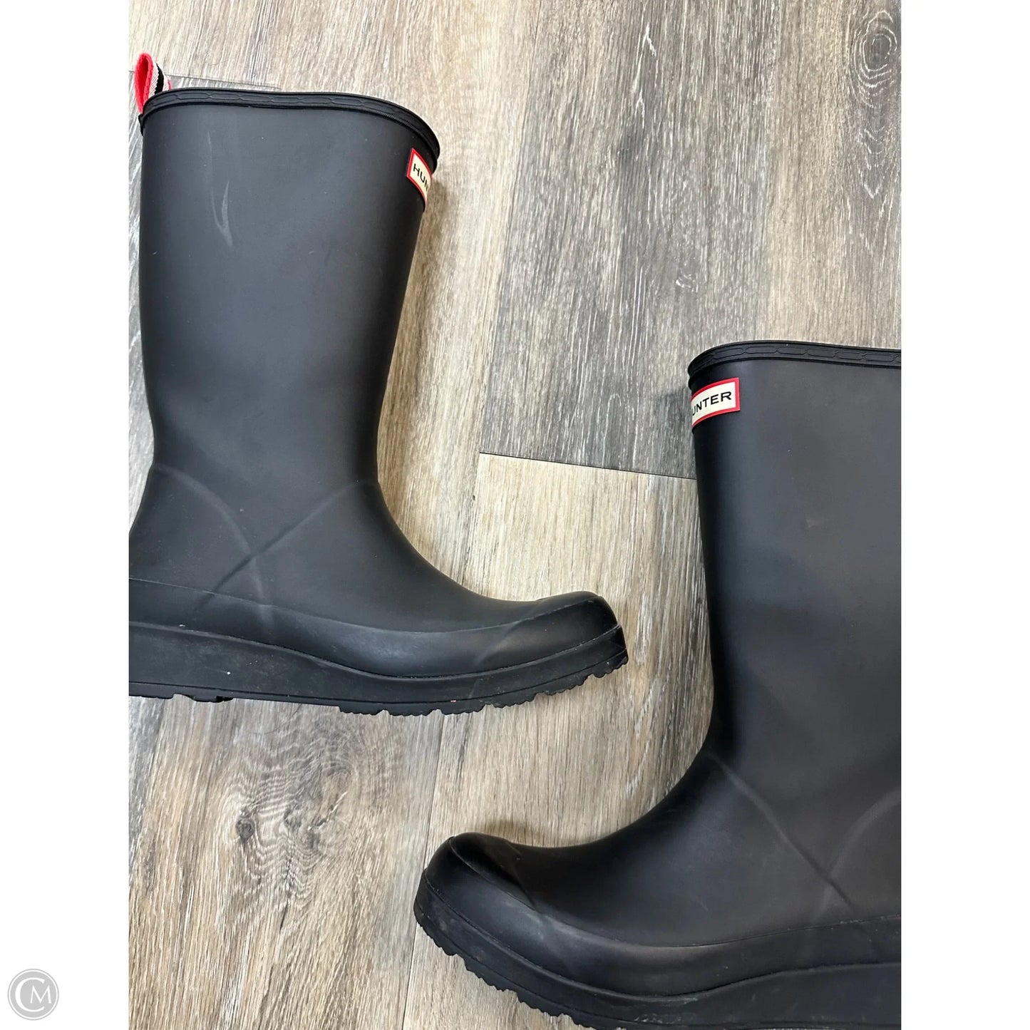 Boots Rain By Hunter In Black, Size: 7