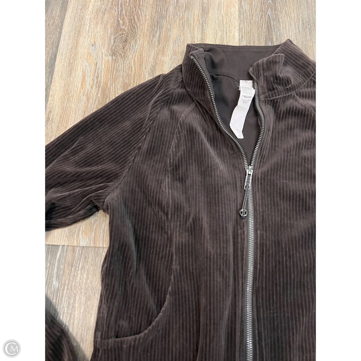 Athletic Sweatshirt Collar By Lululemon In Brown, Size: 8