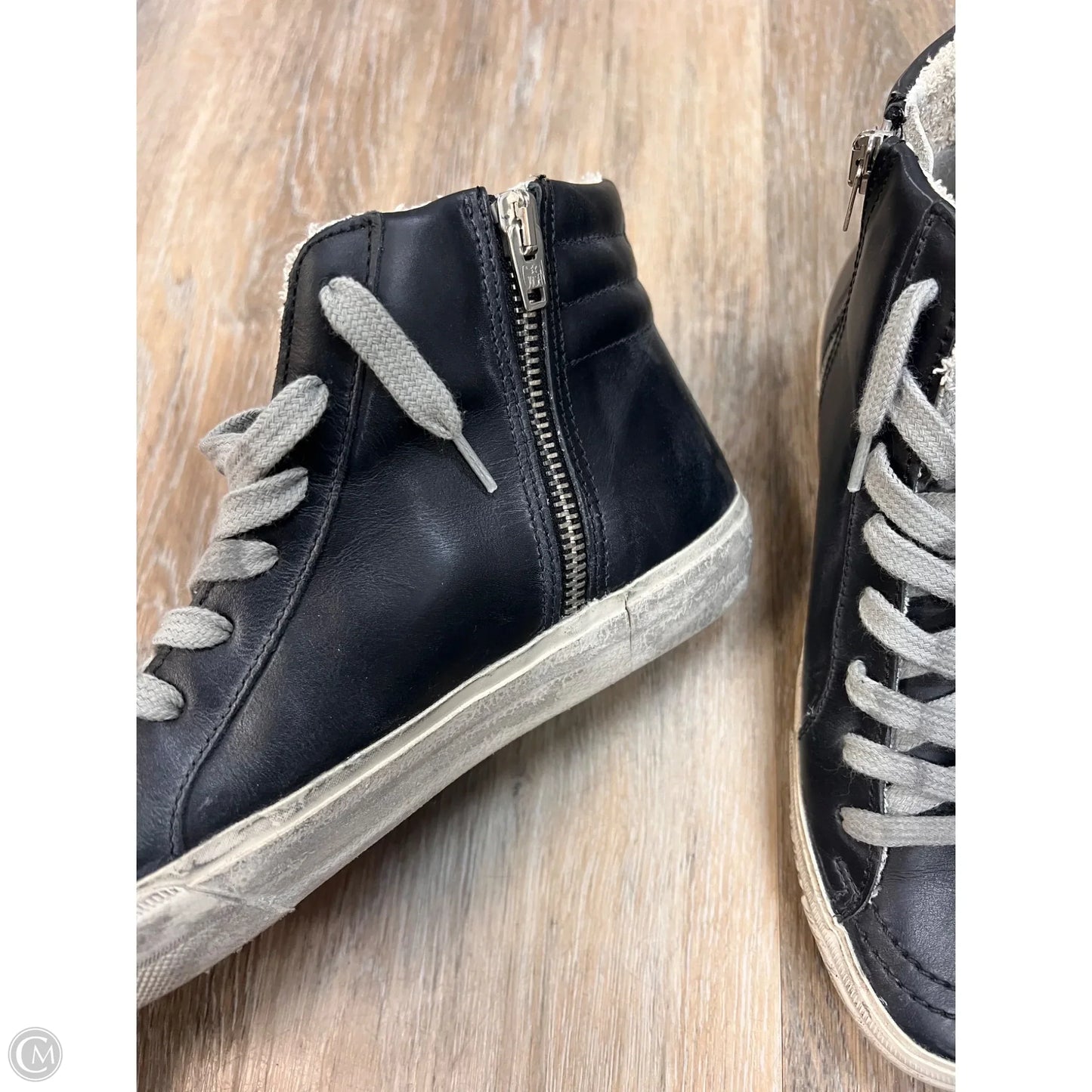 Shoes Luxury Designer By Golden Goose In Black, Size: 7/37
